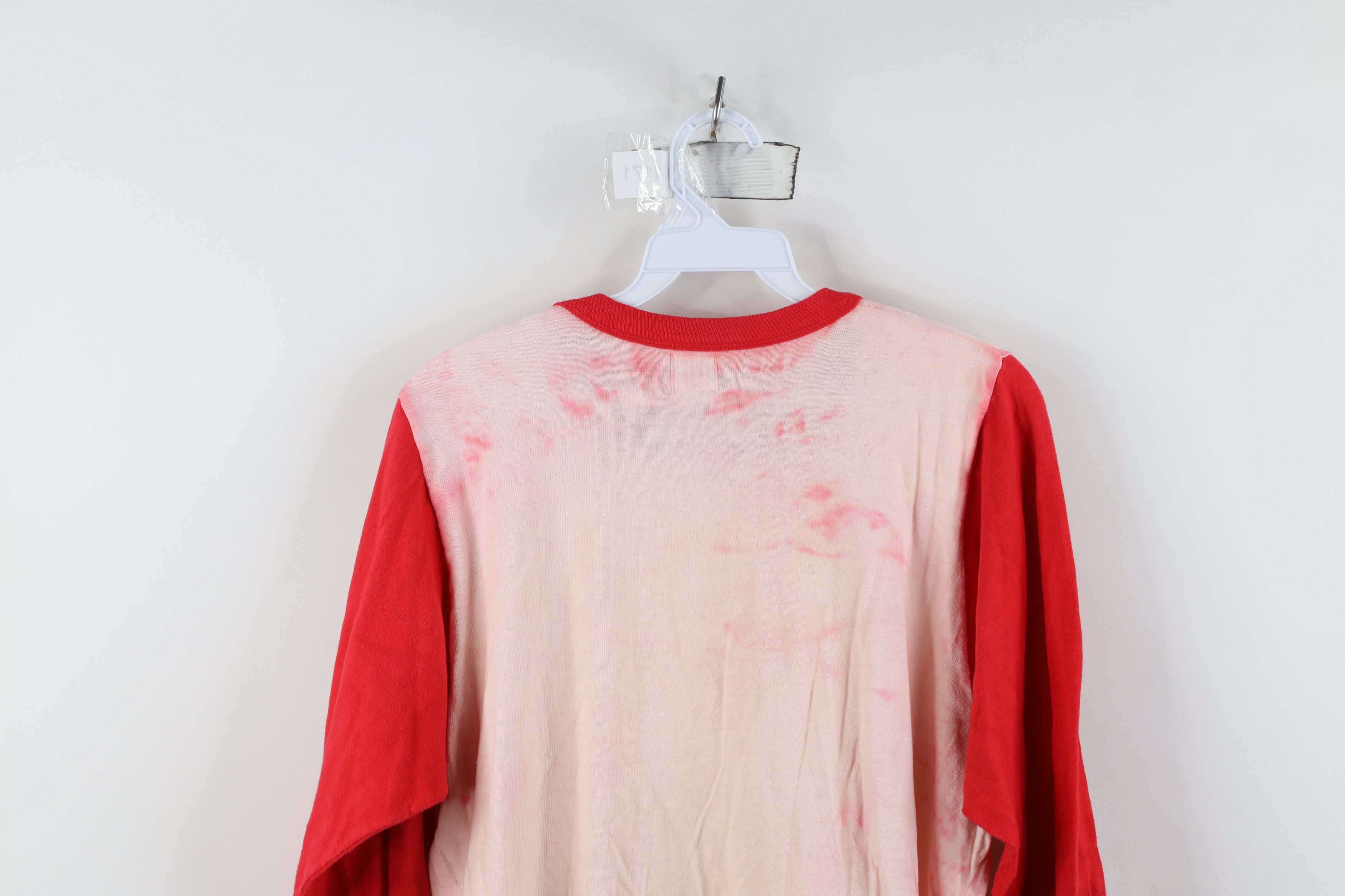 Vintage Vintage 50s 60s Streetwear Blank Baseball Raglan T-Shirt USA Size US L / EU 52-54 / 3 - 13 Thumbnail