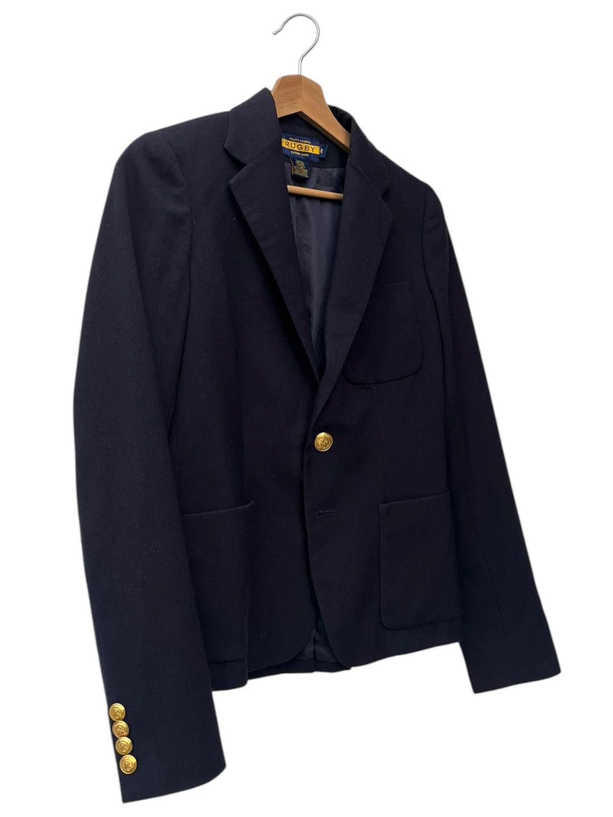 Ralph Lauren Rugby Ralph Lauren Navy Wool Blazer Jacket Size XS / US 0-2 / IT 36-38 - 6 Thumbnail
