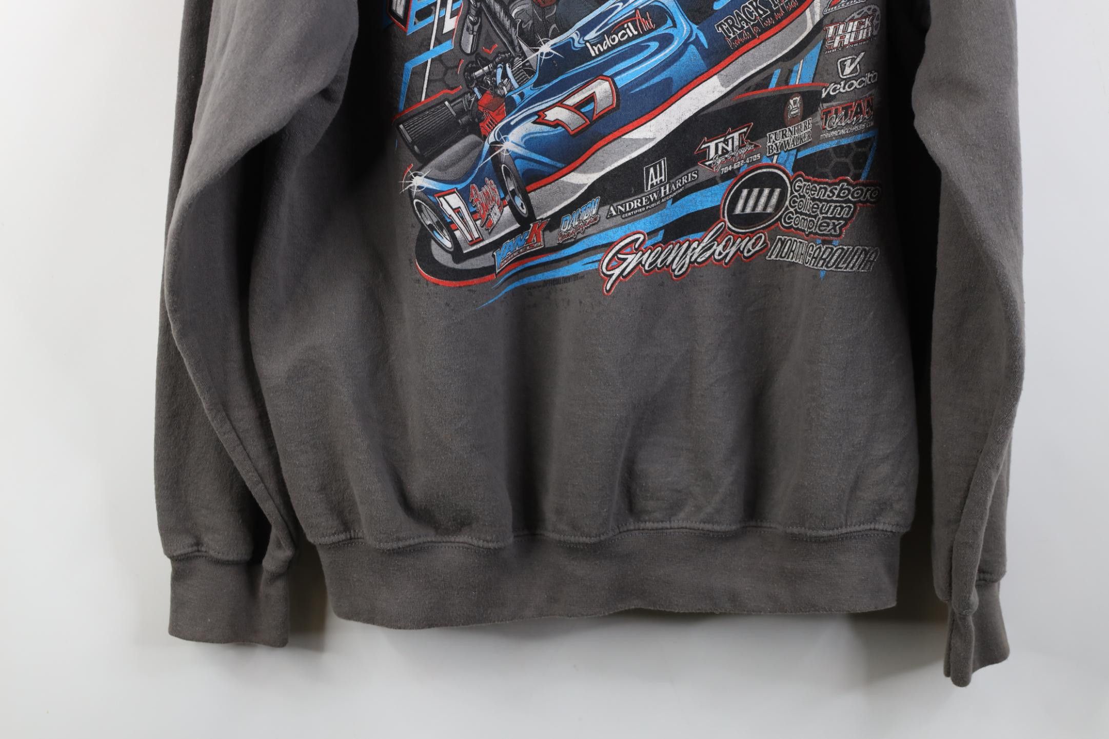 Vintage Y2K Greensboro Coliseum Complex King of the Concrete Hoodie Size US XL / EU 56 / 4 - 18 Thumbnail