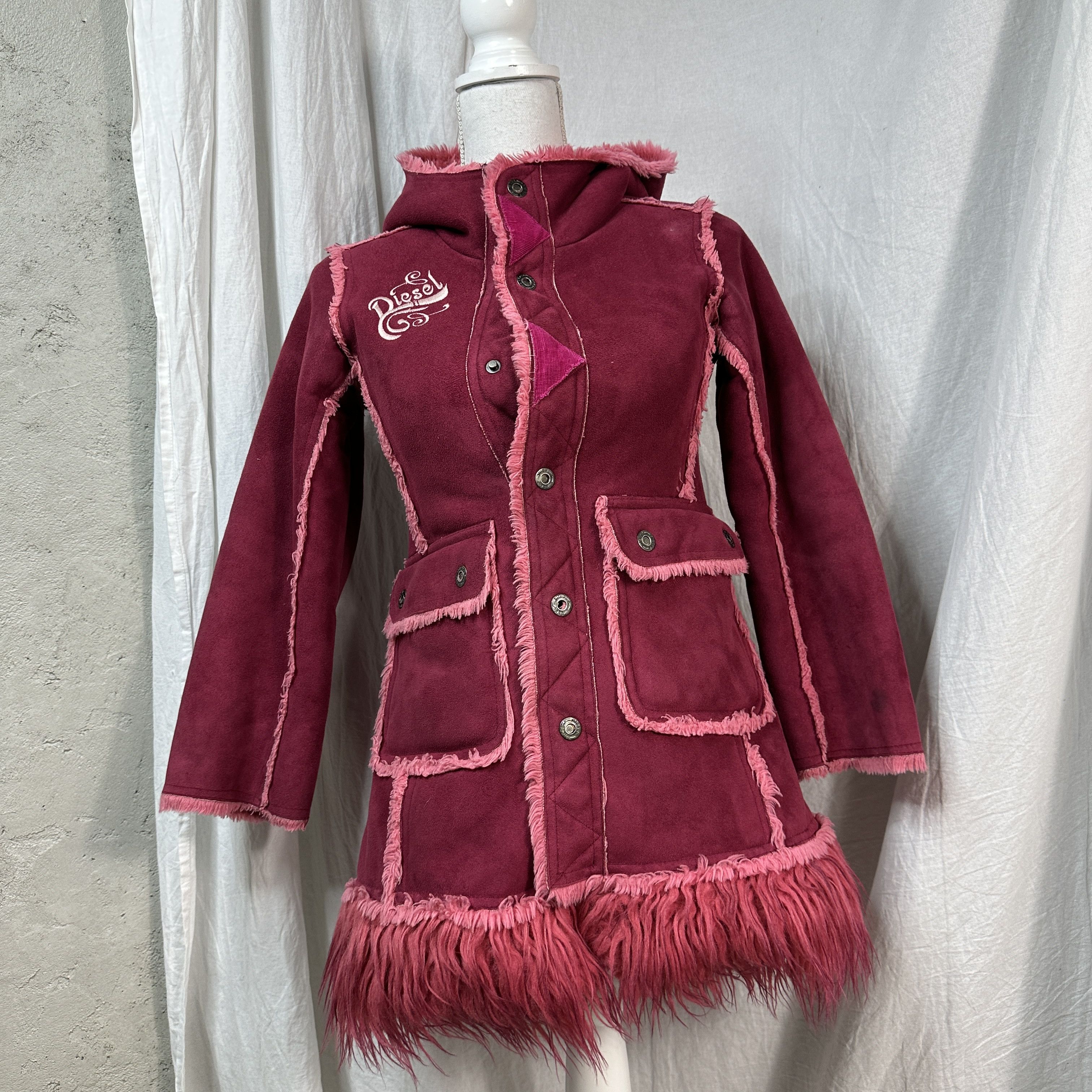 Diesel × Vintage Diesel Penny Lane Vintage Coat Size XXS / US 00 / IT 34 - 4 Thumbnail