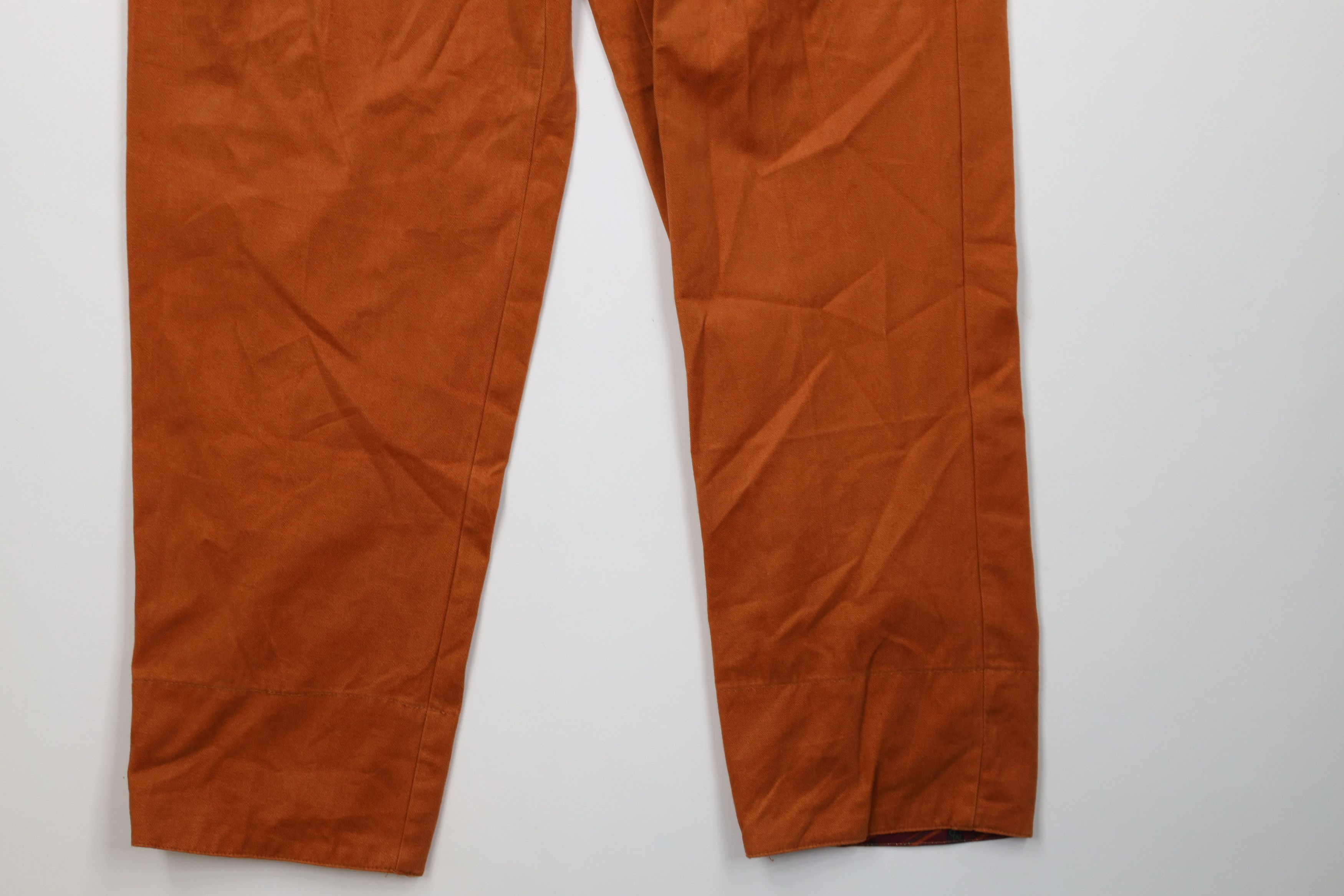 Vintage Deadstock Vintage 90s Streetwear Cuff Tapered Pants Orange Size US 32 / EU 48 - 5 Thumbnail