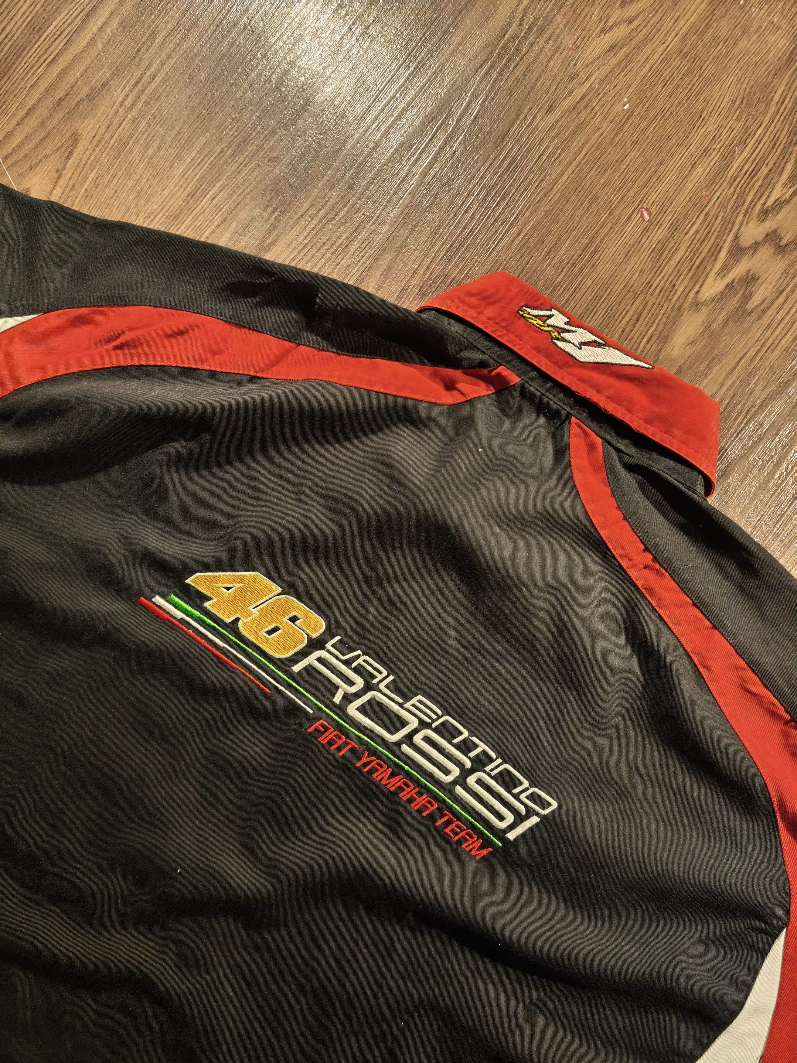 Japanese Brand Valentino Rossi Fiat Yamaha Team Racing Workshirt Size US L / EU 52-54 / 3 - 5 Thumbnail