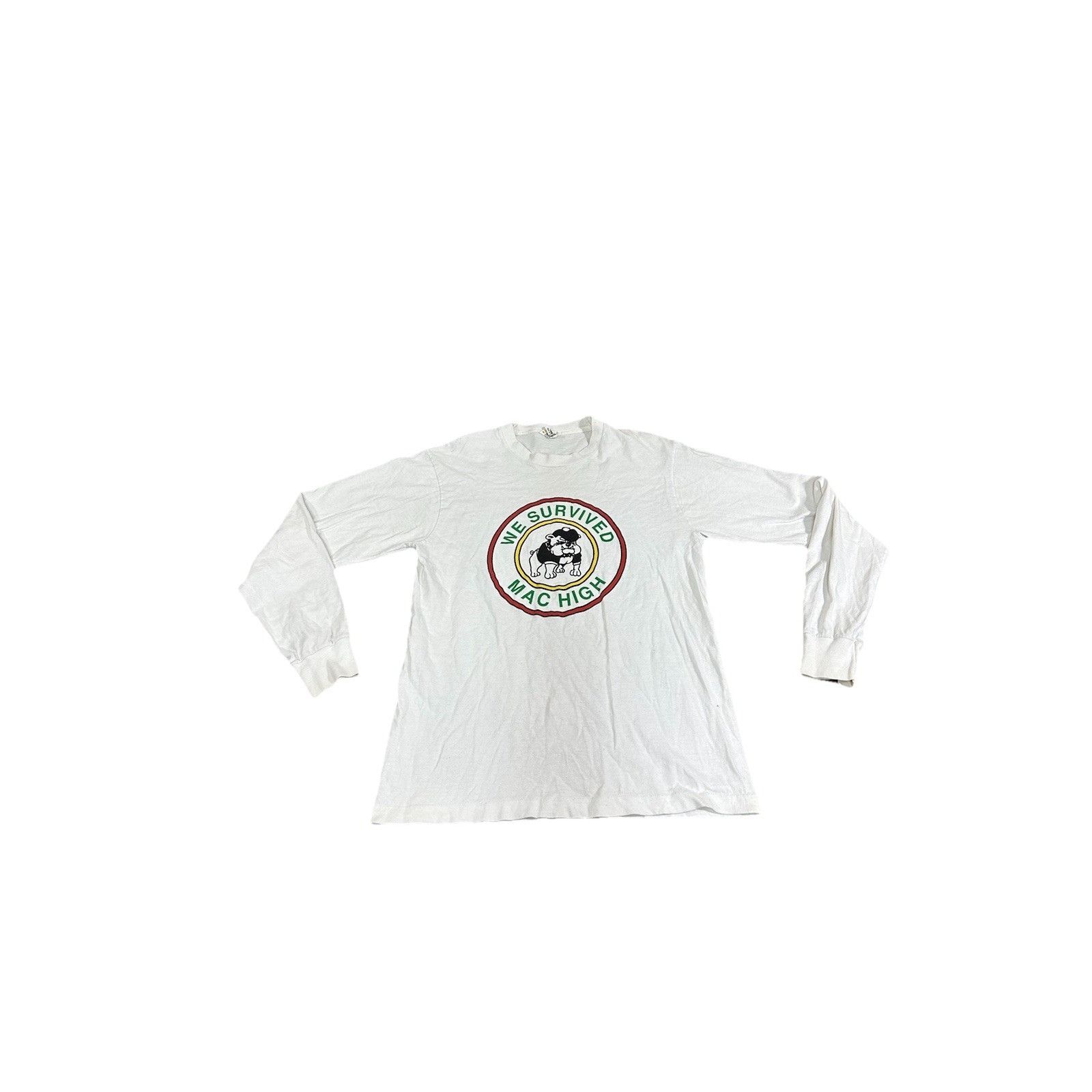 Fruit Of The Loom Vintage Mac High School Graduation Long Sleeve 90s Sports Co Size US L / EU 52-54 / 3 - 1 Thumbnail