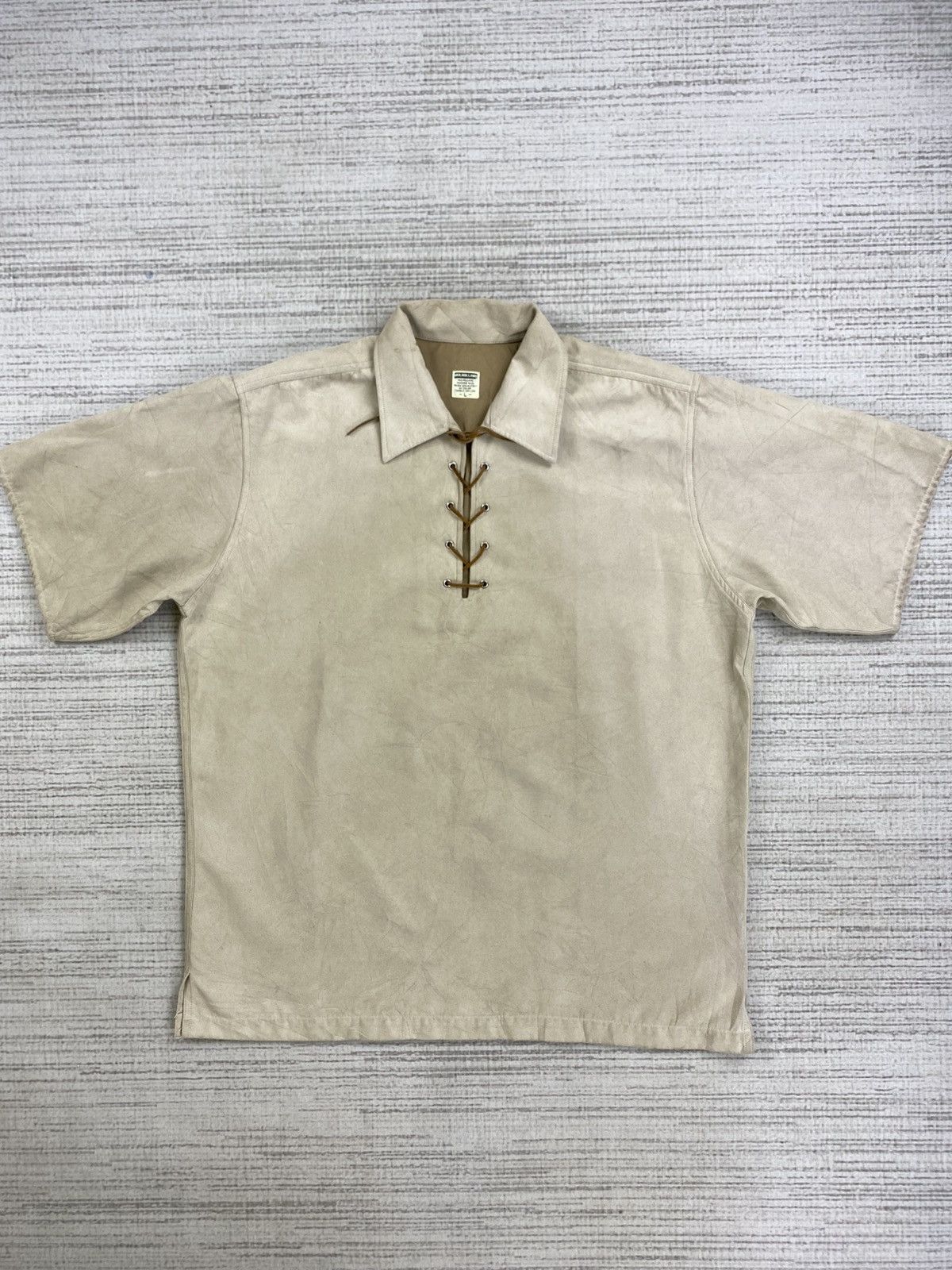 Designer × Vintage Vintage Mulholland Men’s Tops Retro Casual Shortsleeve Shirt Size US M / EU 48-50 / 2 - 6 Thumbnail