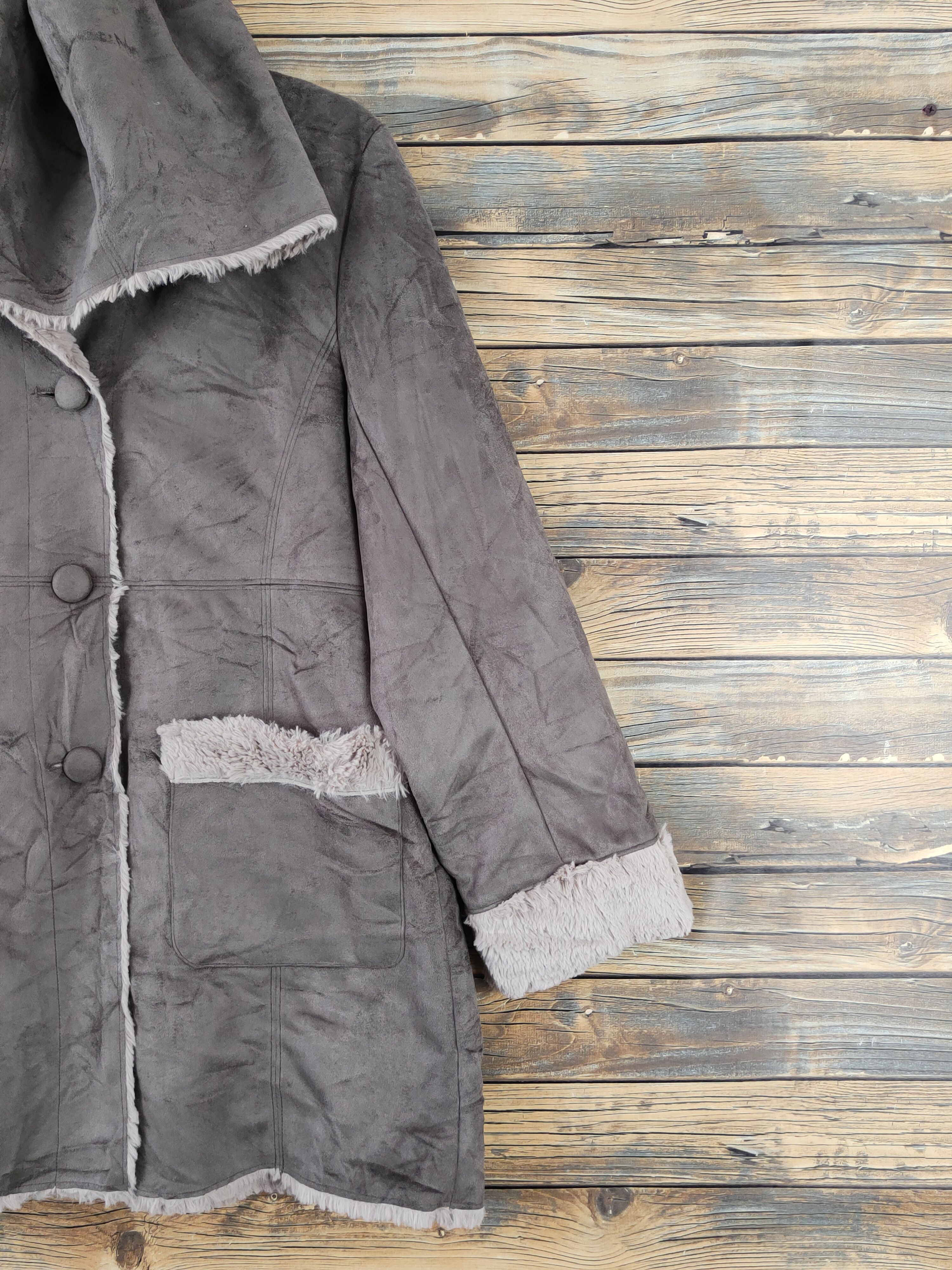 Japanese Brand × Vintage Vintage Faded 💥Belle Jeanne Dark Gray Hoodie Sweater Coats Size L / US 10 / IT 46 - 5 Thumbnail