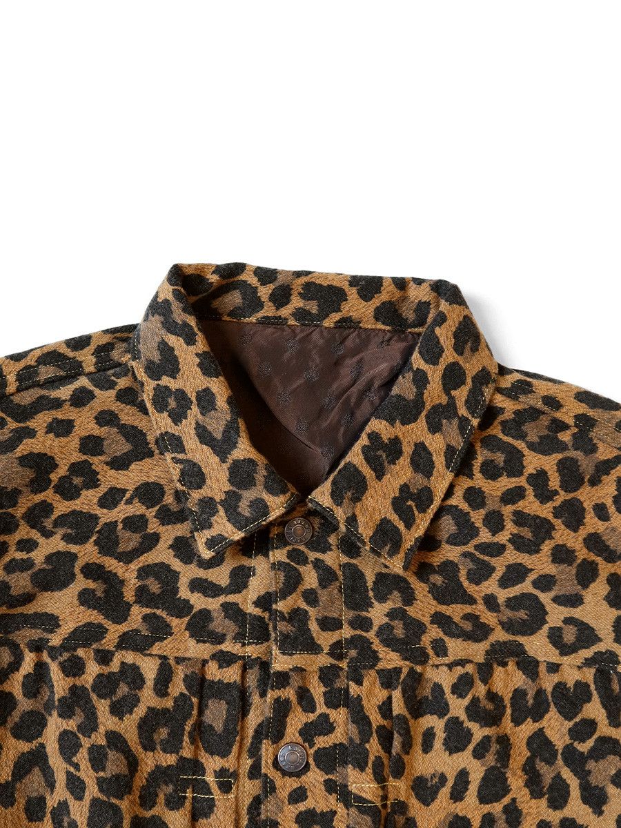 Kapital Kapital Twill-weave aging wool leopard print 1st JKT Size US L / EU 52-54 / 3 - 4 Thumbnail