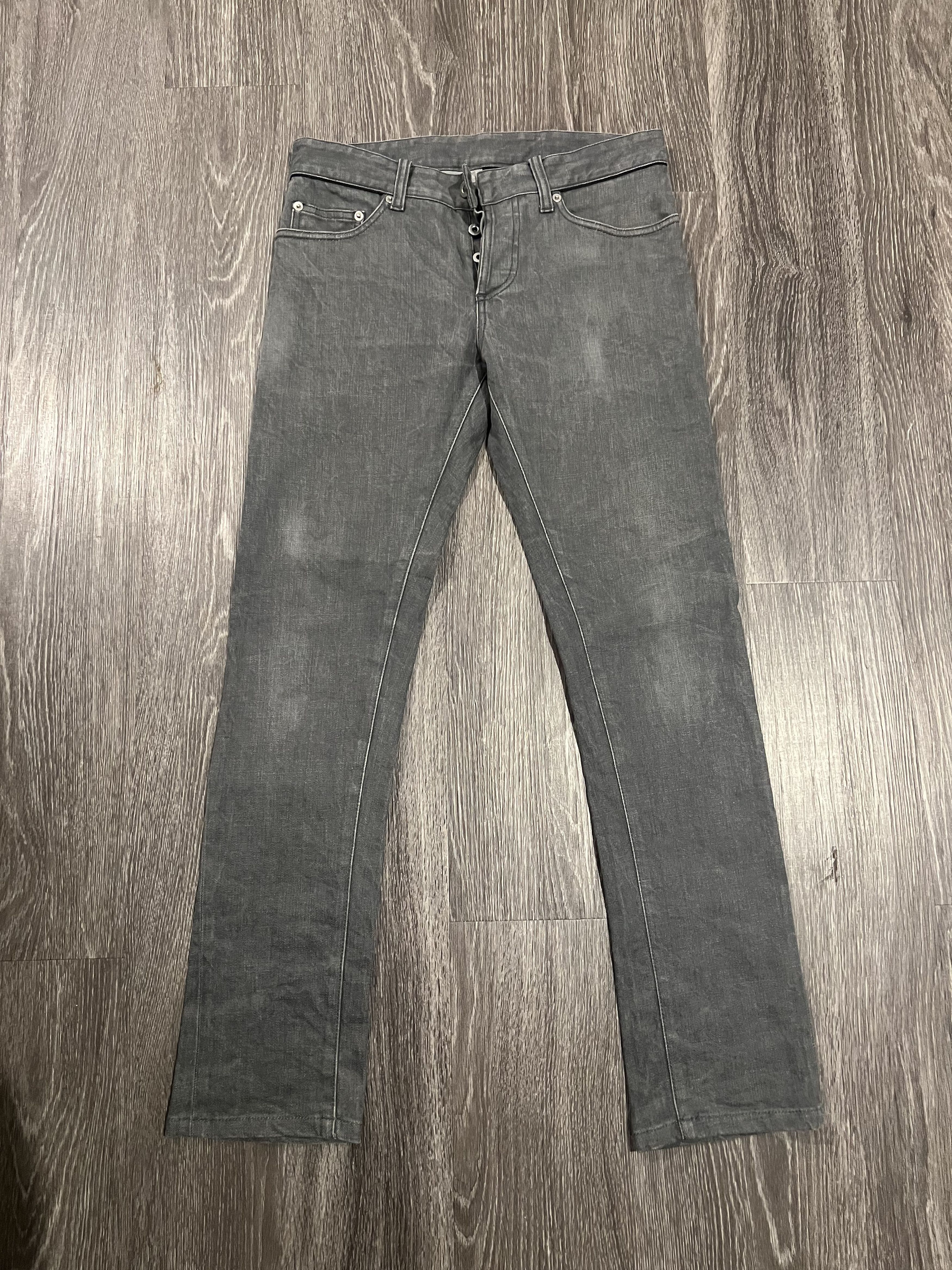 Image of 2000's Balenciaga Vintage Denim in Grey, Men's (Size 30)