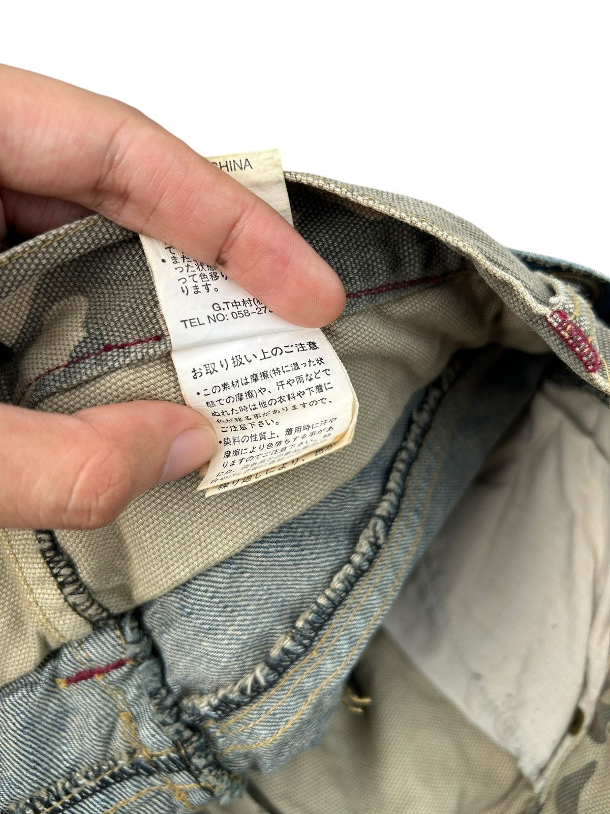 Kapital Double Waist IN THE ATTIC PUNK Distressed Denim Jeans Size US 32 / EU 48 - 12 Thumbnail