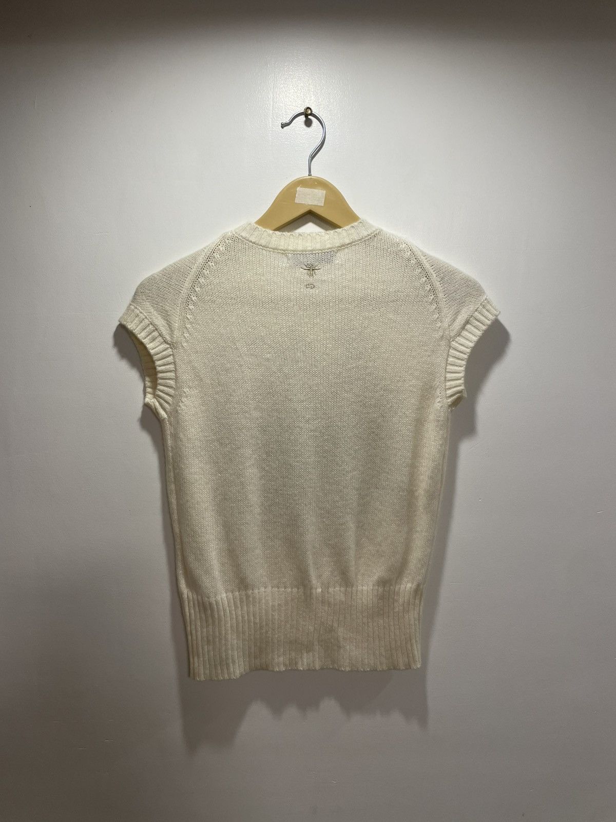 Dior Christian Dior Cruise Collection ecru cashmere knit sweater Size M / US 6-8 / IT 42-44 - 7 Thumbnail