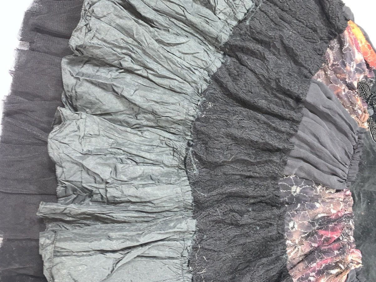 Vintage Vintage Y2K flared midi skirt punk opium avantgarde style Size 28" / US 6 / IT 42 - 4 Thumbnail