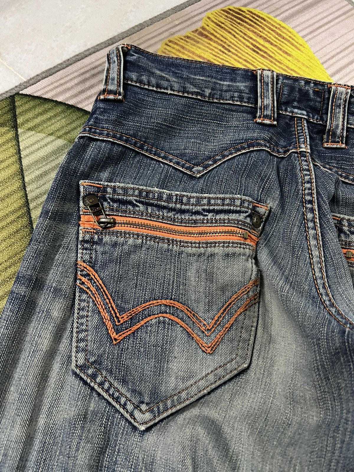 Edwin × If Six Was Nine × Jean 💥FLARE💥EDWIN EXCLUSIVE VINTAGE XV DISTRESSED JEANS Size US 29 - 18 Thumbnail