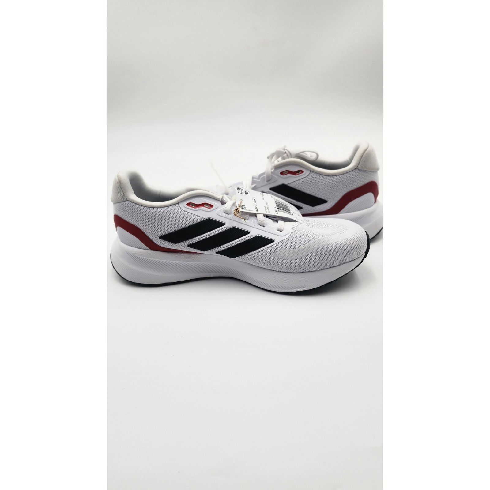 Adidas Adidas Runfalcon 5 White Black Red Cloudfoam Running Shoes M Size US 8 / EU 41 - 3 Thumbnail