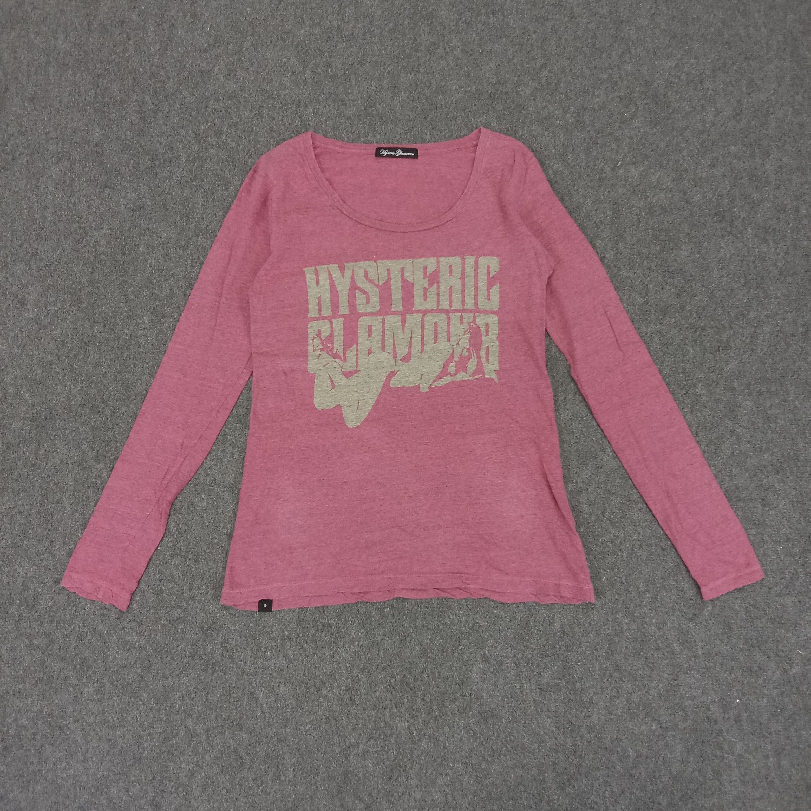 Hysteric Glamour Hysteric Glamour Japanese Brand Long Sleeve Tshirt Size XS / US 0-2 / IT 36-38 - 1 Thumbnail