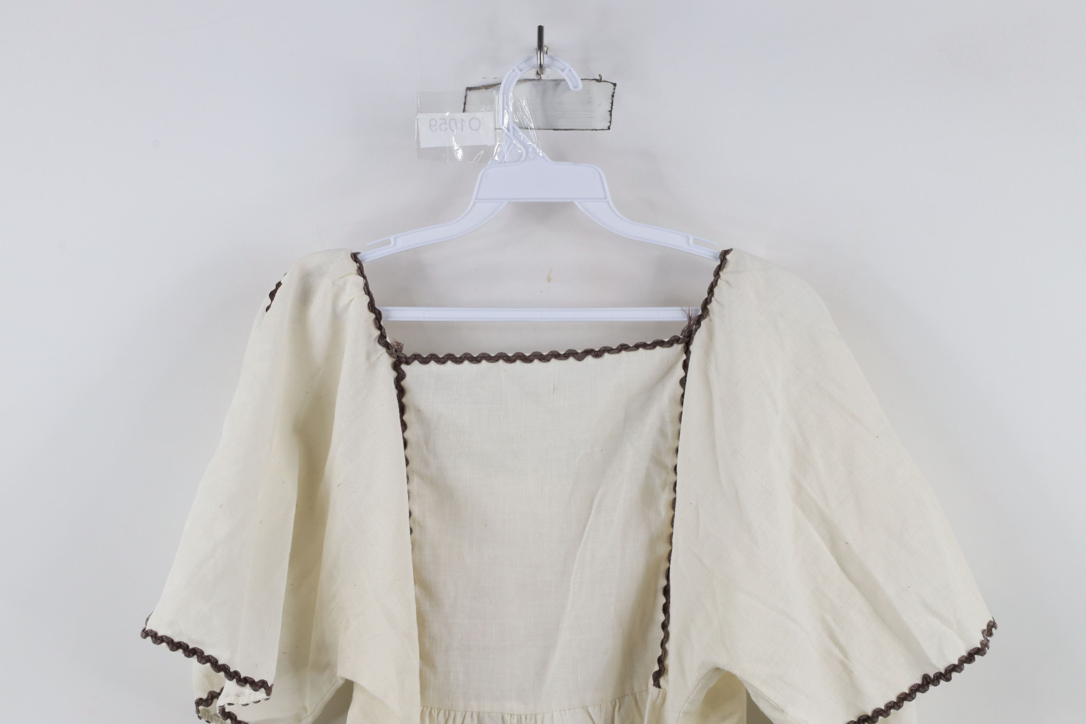 Vintage Vintage 60s 70s Boho Chic Fiesta Folk Blouse Top USA Size L / US 10 / IT 46 - 13 Thumbnail