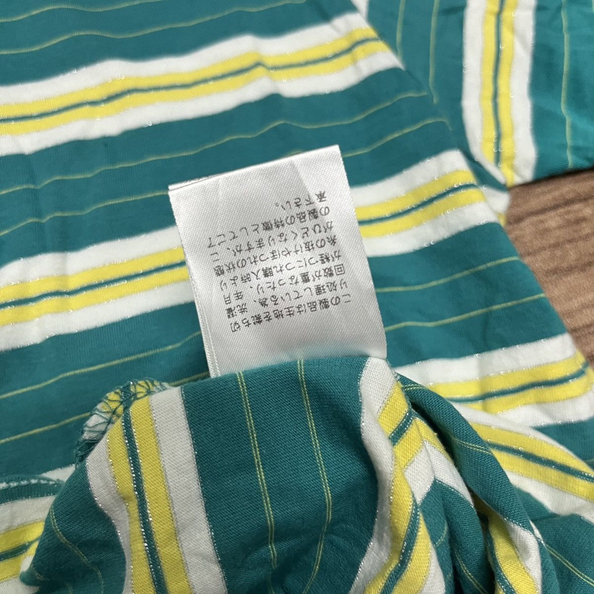 Japanese Brand PPFM Striped Polo Shirt Size M / US 6-8 / IT 42-44 - 6 Thumbnail