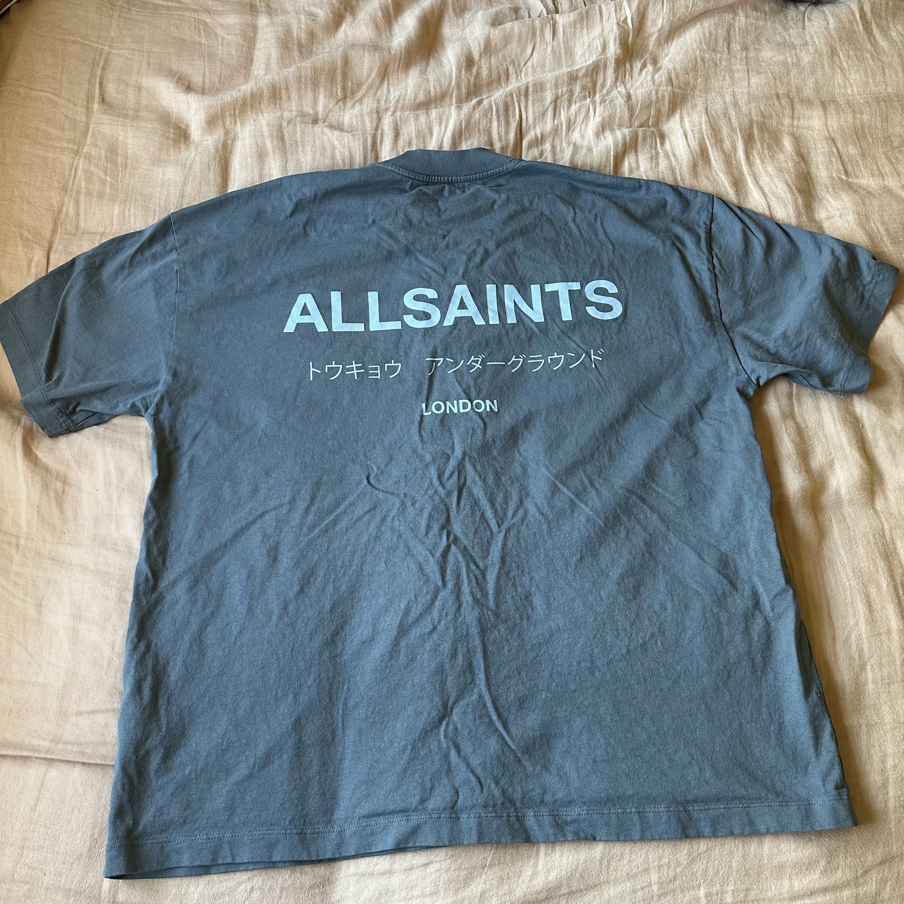 Allsaints AllSaints Underground oversized t-shirt - Large - Blue Size US L / EU 52-54 / 3 - 3 Thumbnail