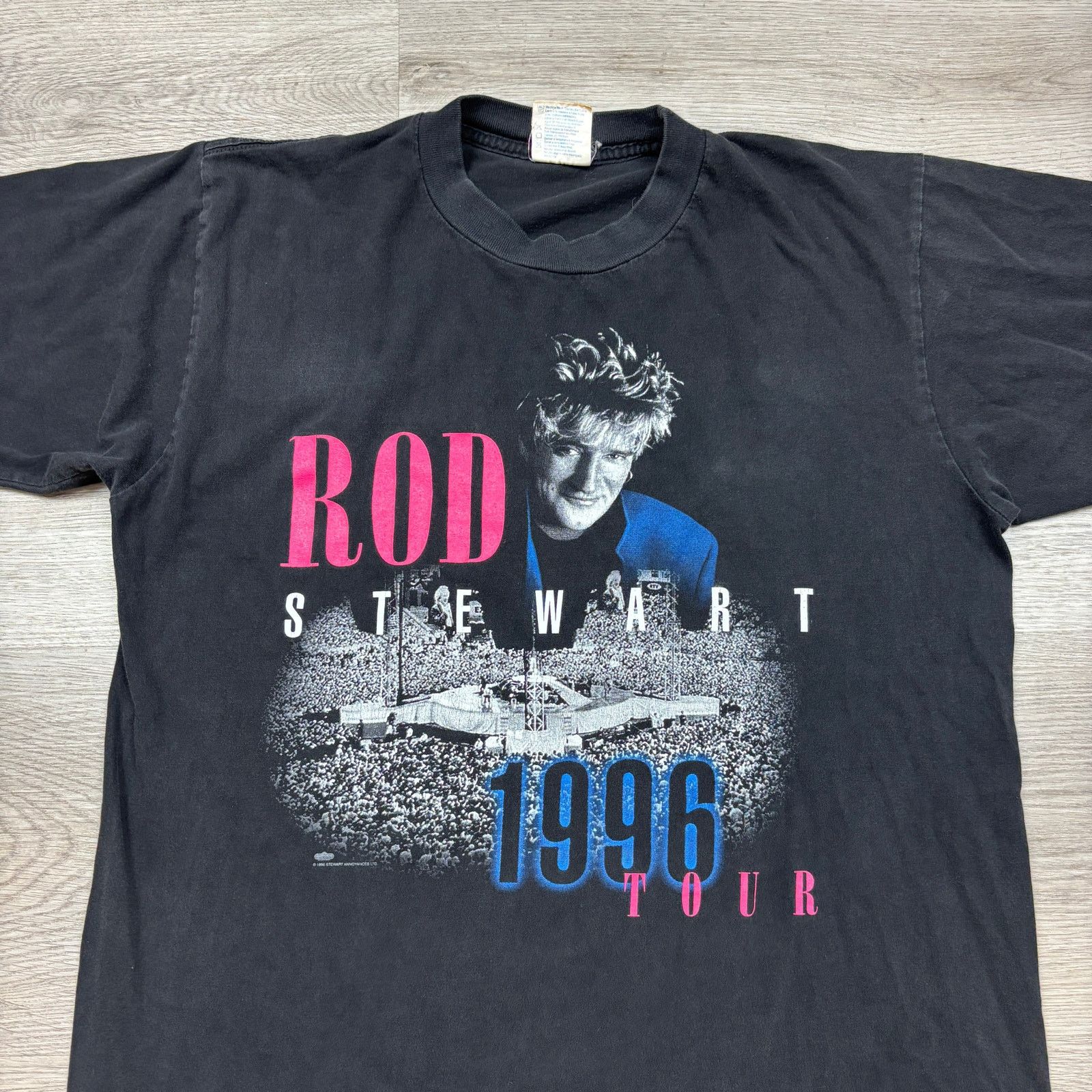 Band Tees × Vintage Vintage 1996 Rod Stewart In the Round Tour Shirt Men's Large Size US L / EU 52-54 / 3 - 2 Thumbnail