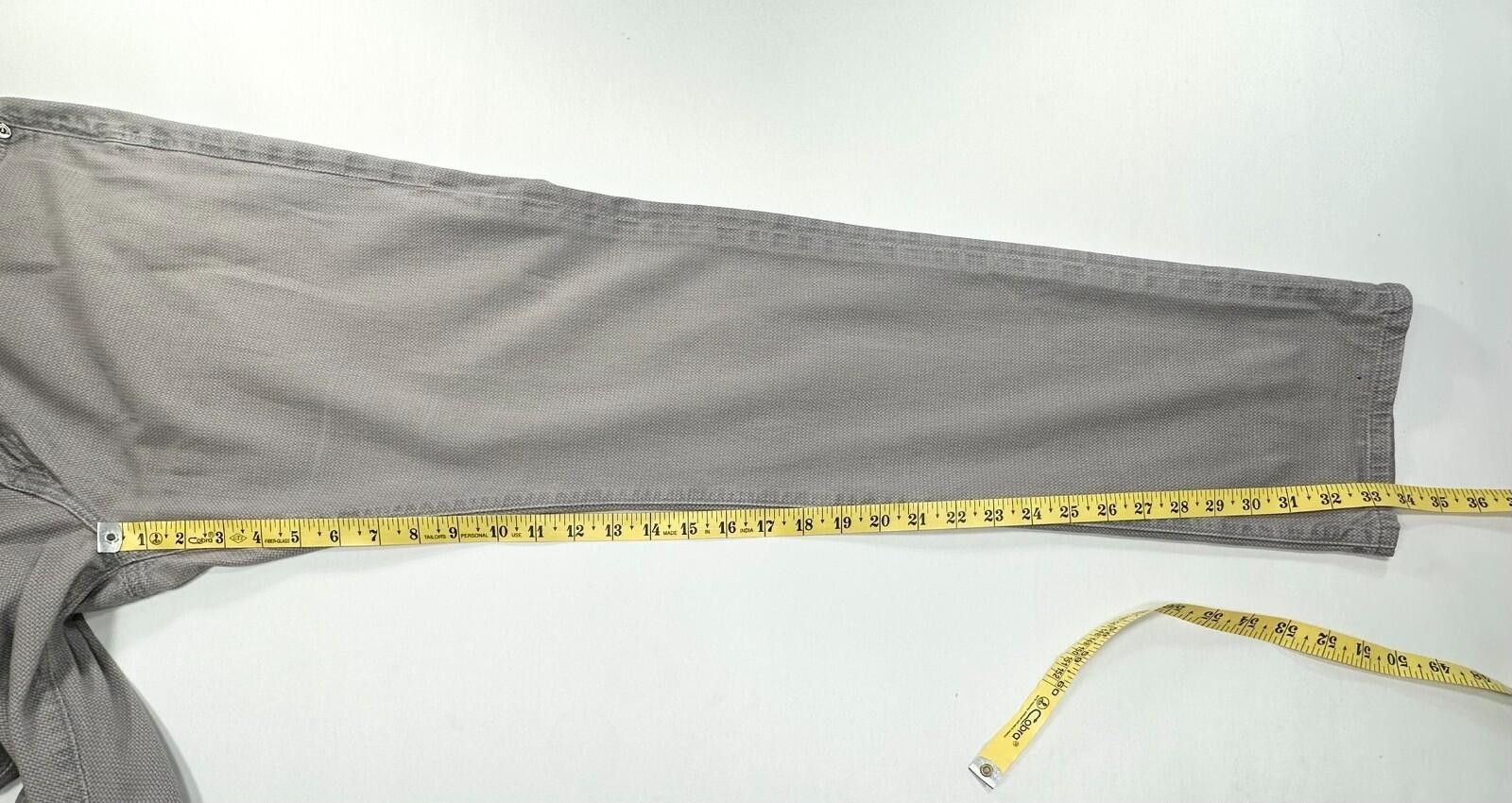AG Adriano Goldschmied Adriano Goldschmeid Slim Straight Chinos Gray Mens 36/34 Size US 36 / EU 52 - 5 Thumbnail
