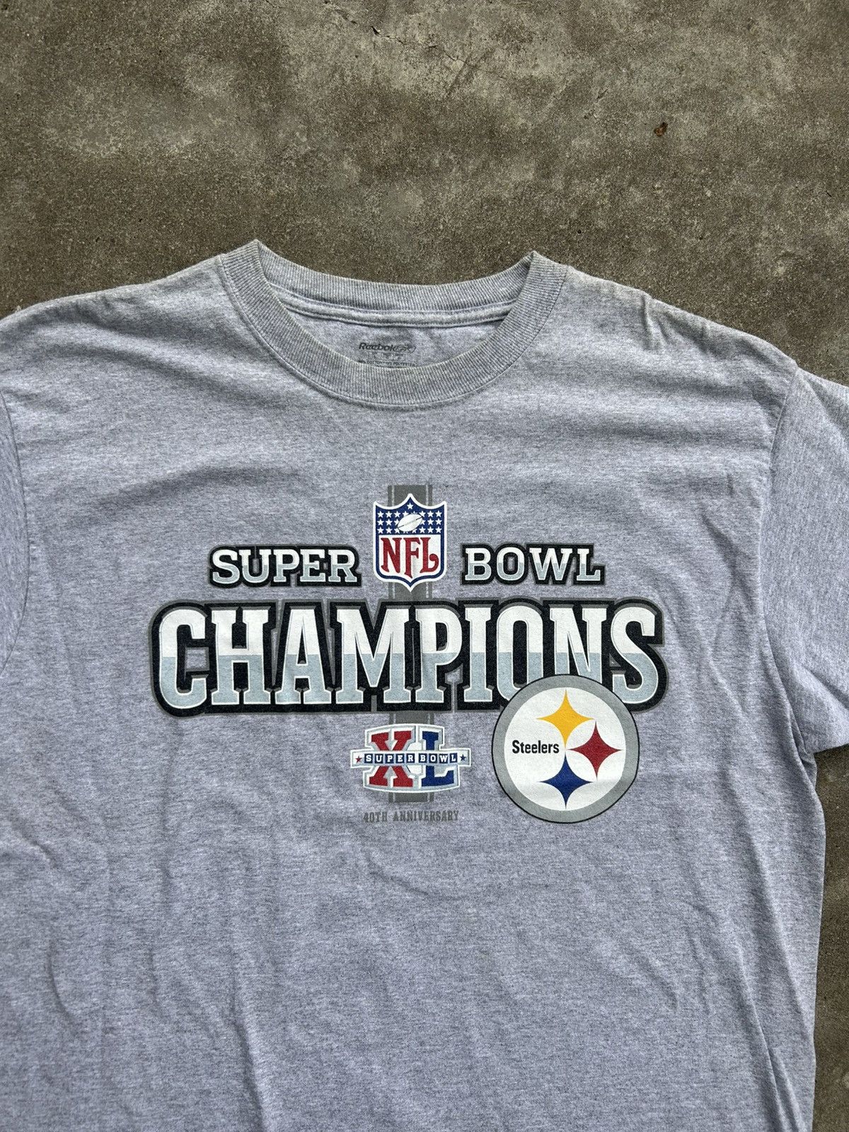 NFL Pittsburgh Steelers Super Bowl XL Tee Reebok Size US L / EU 52-54 / 3 - 2 Thumbnail