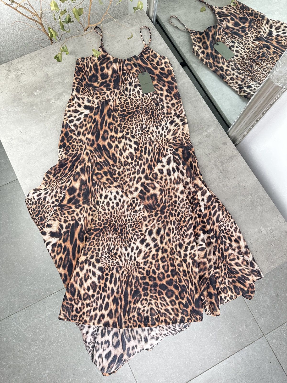 Allsaints AllSaints Leopard Print Dress Size S / US 4 / IT 40 - 1 Thumbnail