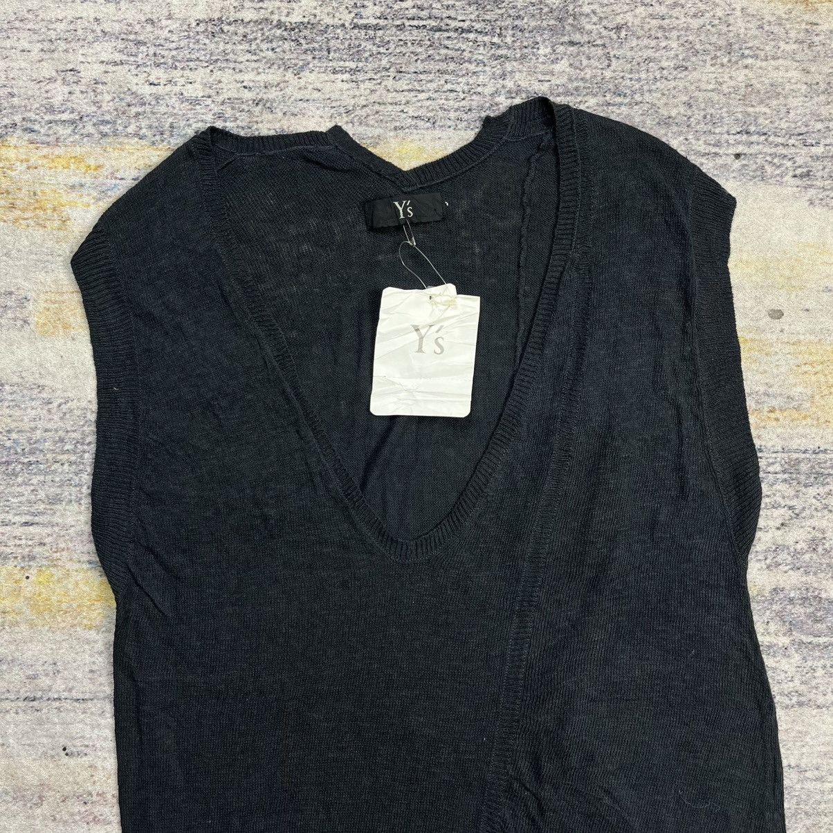 Yohji Yamamoto Y’S Yohji Yamamoto asymmetrical sleepless knit top Size M / US 6-8 / IT 42-44 - 3 Thumbnail