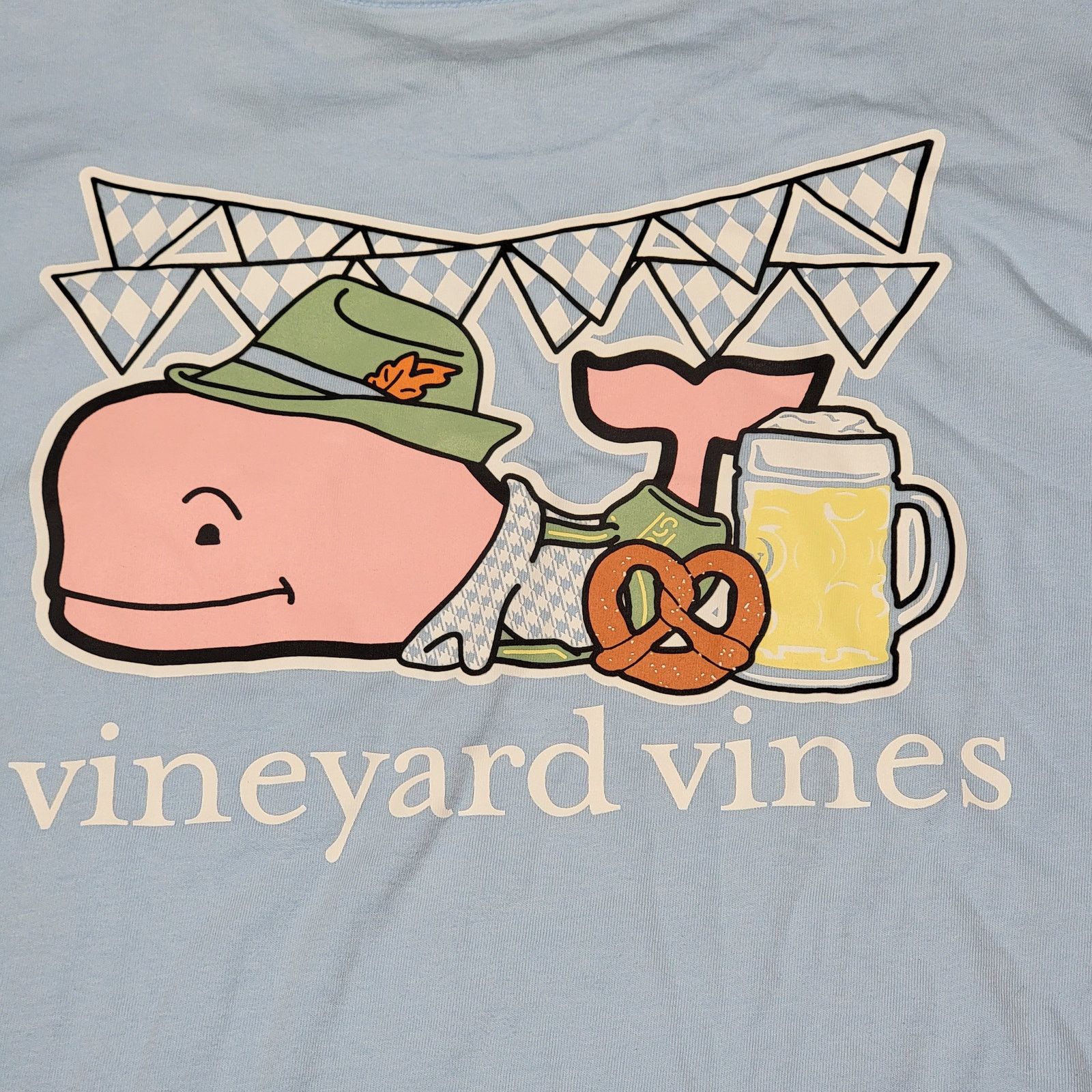 Vineyard Vines Vineyard Vines LS Unisex Tee Oktoberfest Whale - Medium NWT Size US M / EU 48-50 / 2 - 2 Thumbnail