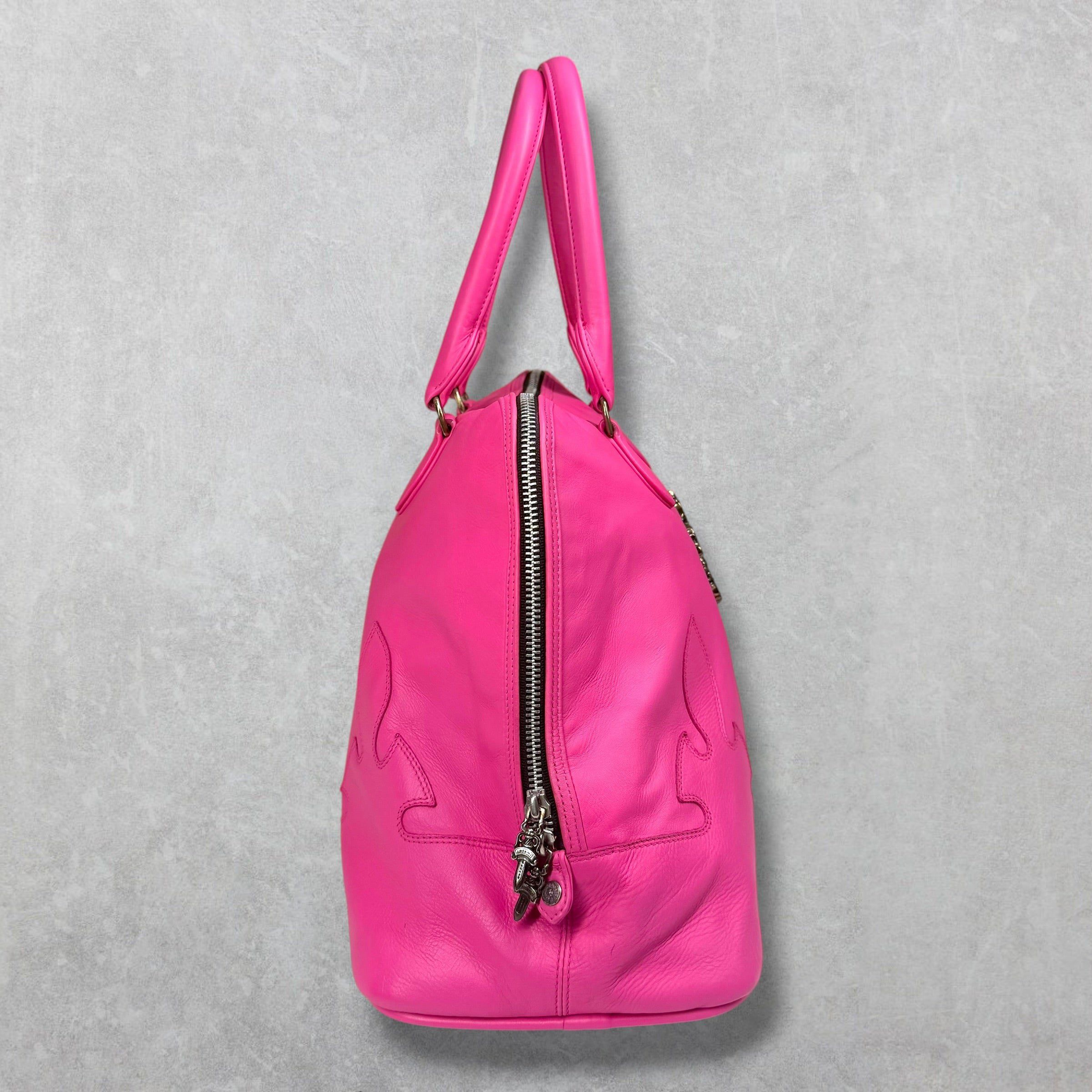 Chrome Hearts Chrome Hearts Pink Filigree Slouchy Mo Bag Size ONE SIZE - 4 Thumbnail