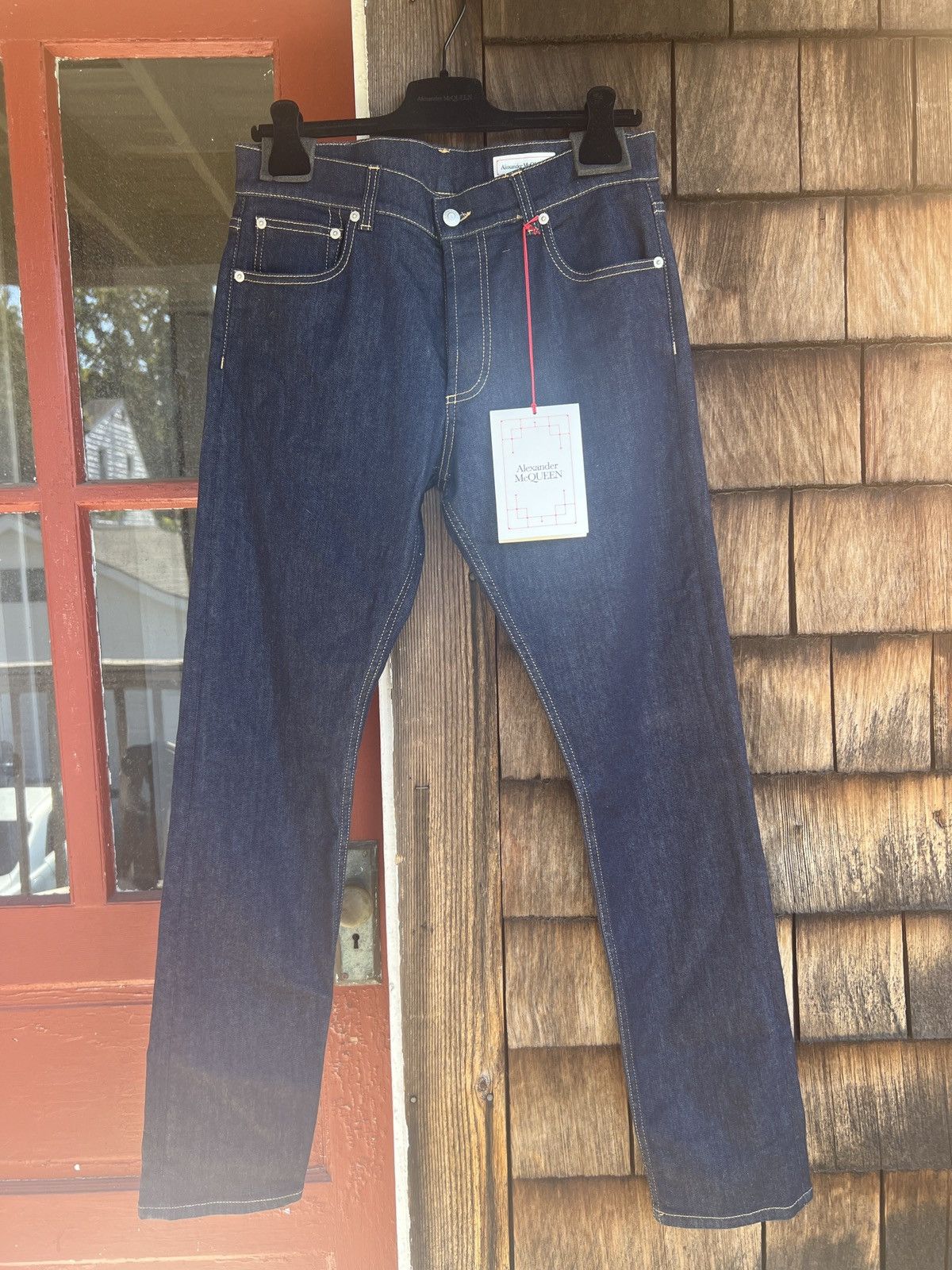 Alexander McQueen Alexander McQueen Straight leg Denim Size US 31 - 2 Thumbnail