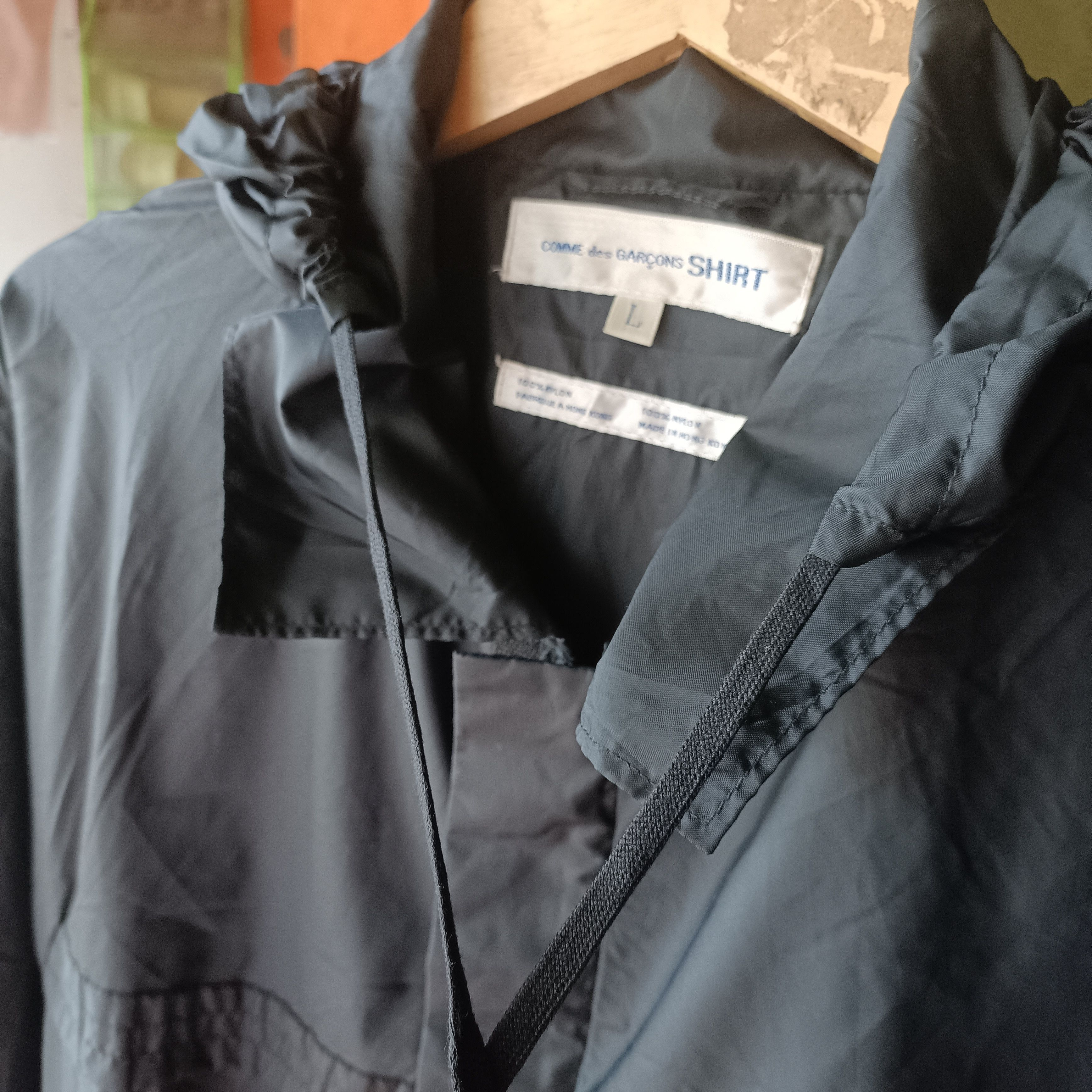 Comme des Garcons SHIRT CDG SHIRT NYLON HOODED LIGHT JACKET Size US L / EU 52-54 / 3 - 9 Thumbnail