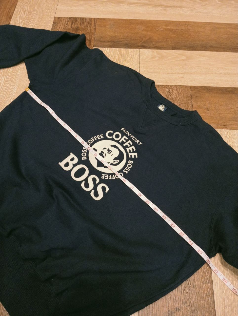 Japanese Brand VINTAGE SUNTORY BOSS COFFEE BIG LOGO SWEATSHIRT Size US L / EU 52-54 / 3 - 7 Thumbnail