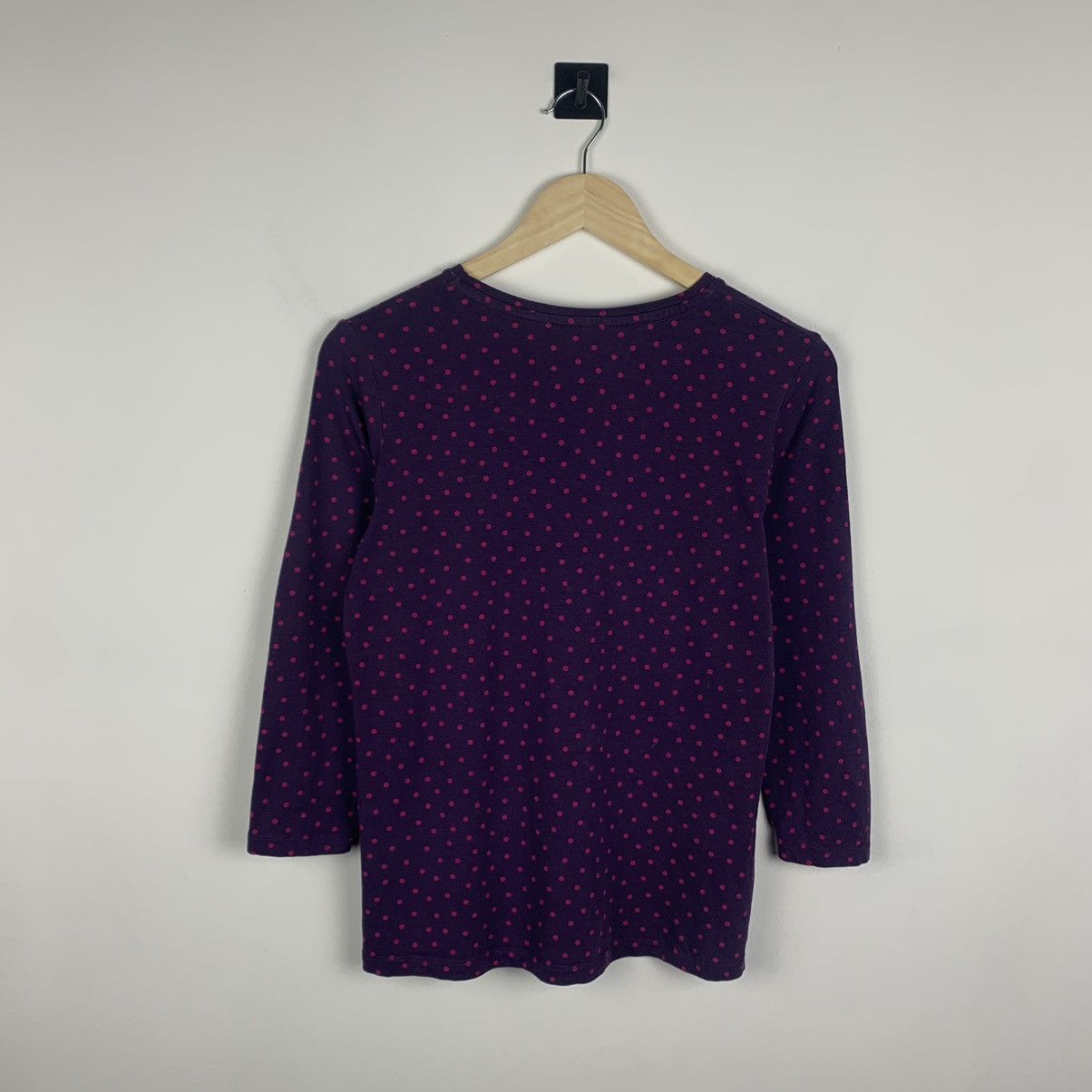 Gudrun Sjoden Gudrun Sjoden Polka Dot Long Sleeve T-Shirt Size S Purple Size S / US 4 / IT 40 - 11 Thumbnail