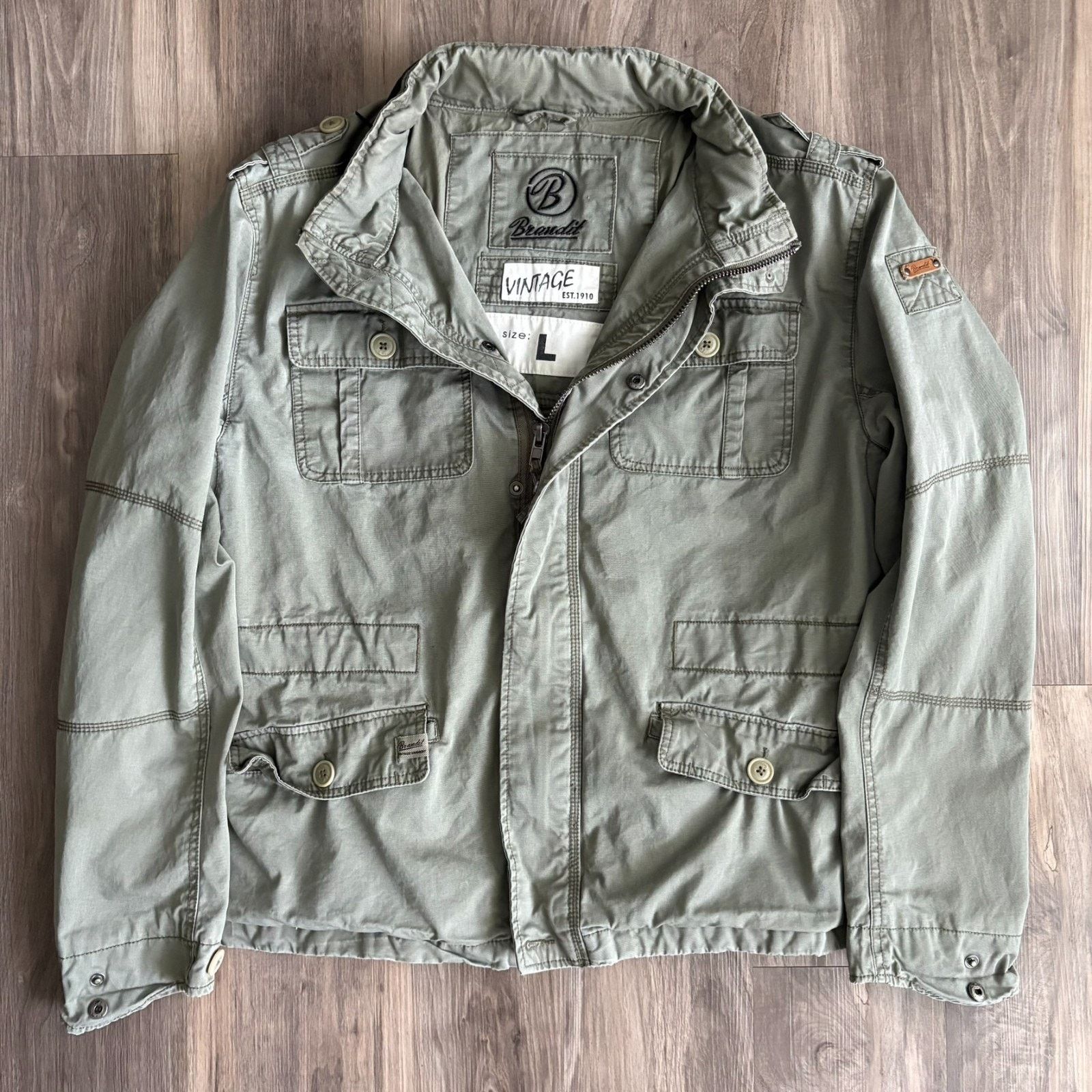 Brandit Brandit M-65 Premium Field Army Jacket Men's Size L Vintage Size US L / EU 52-54 / 3 - 1 Thumbnail