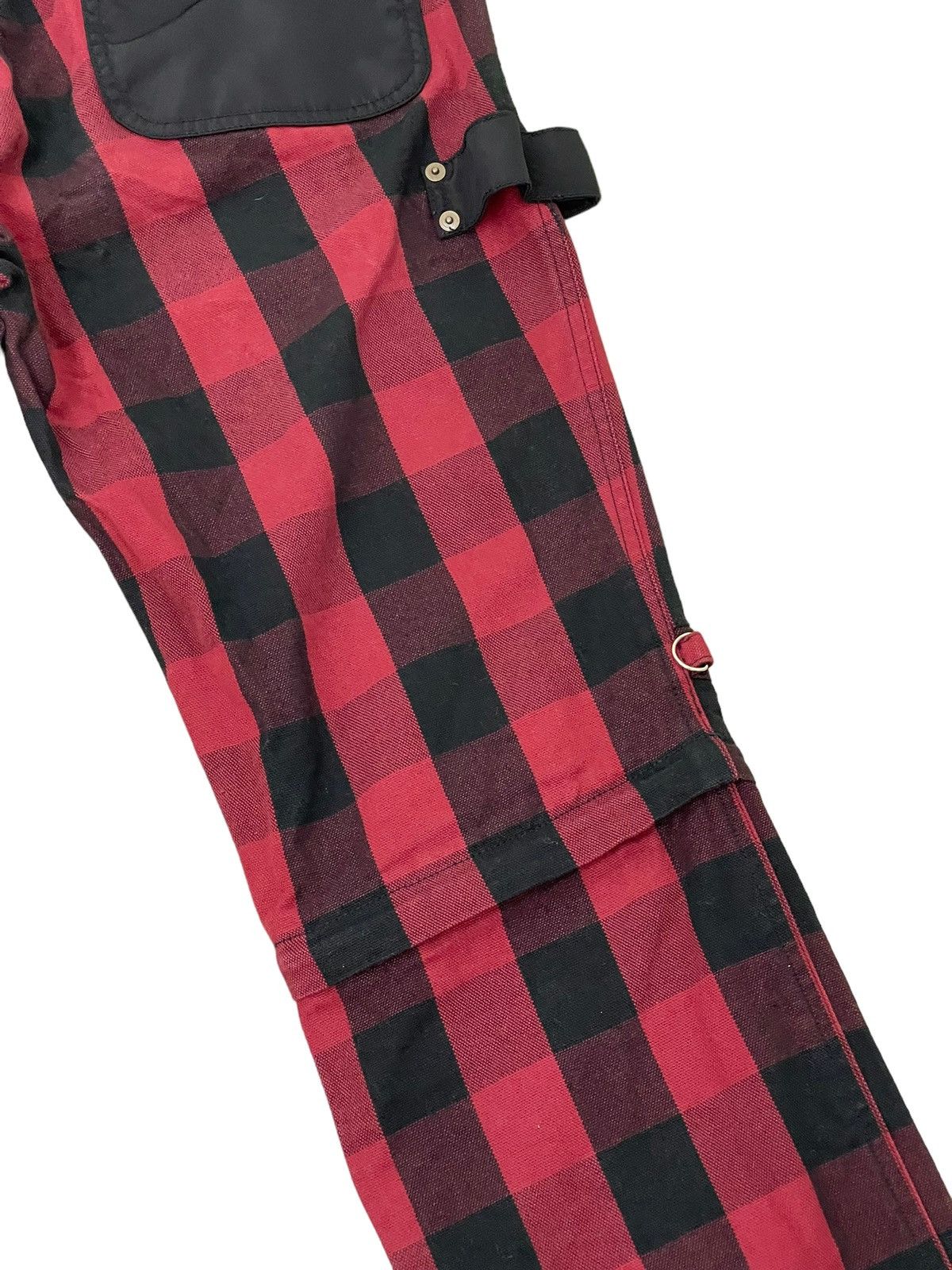 Japanese Brand Bondage Painter Batsu Boys Buffalo Check Pant Regular 7🟦0 Size US 29 - 7 Thumbnail