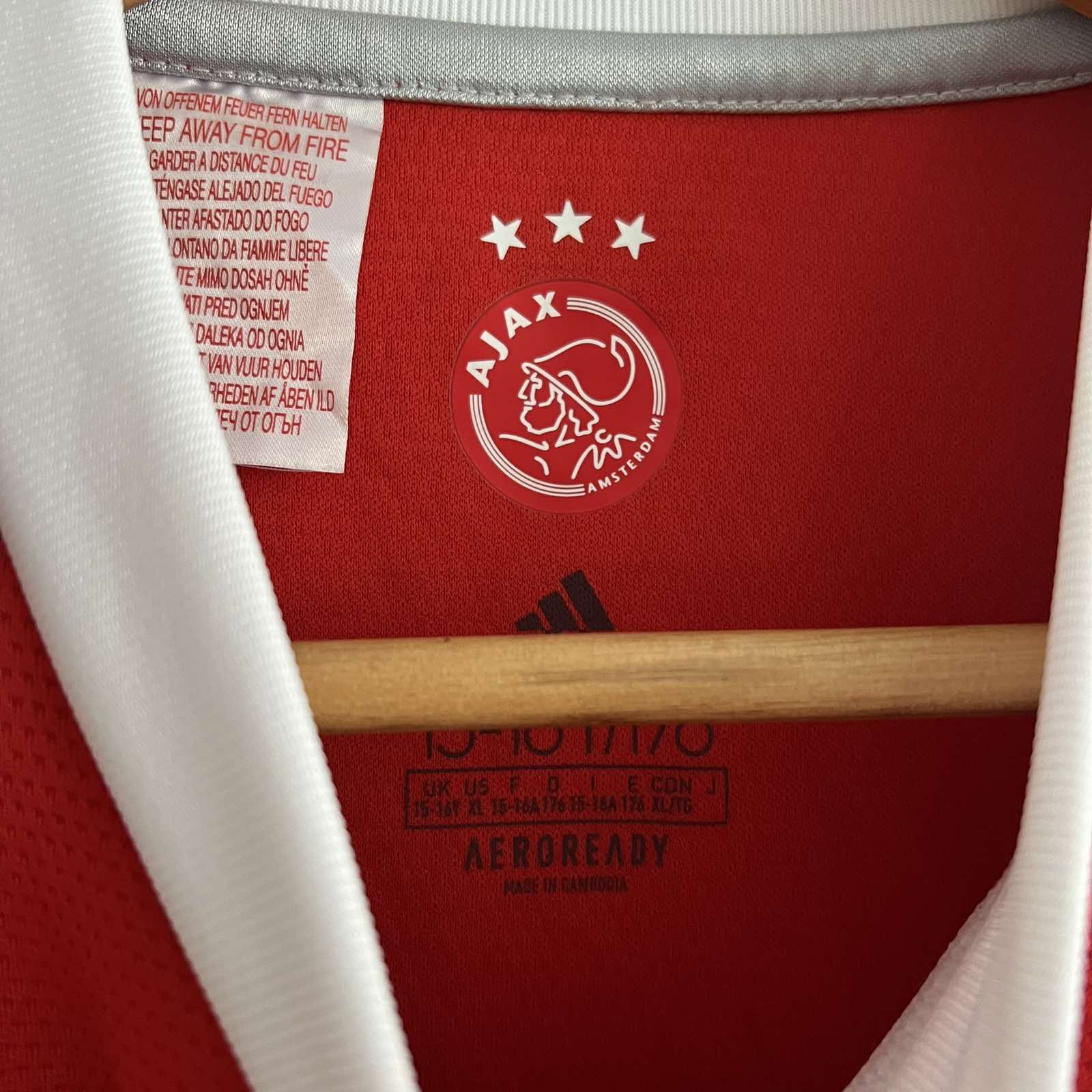 Adidas Adidas Ajax Amsterdam Home Soccer Jersey Sz S Size US S / EU 44-46 / 1 - 5 Thumbnail