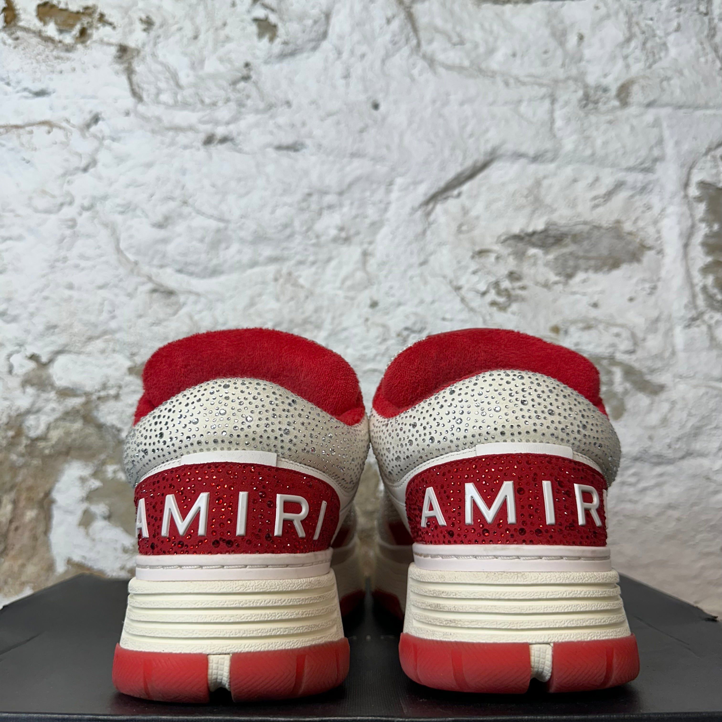 Amiri Amiri MA-1 Crystal Red White Cream Sneaker Sz 10 (43) Size US 10 / EU 43 - 5 Thumbnail