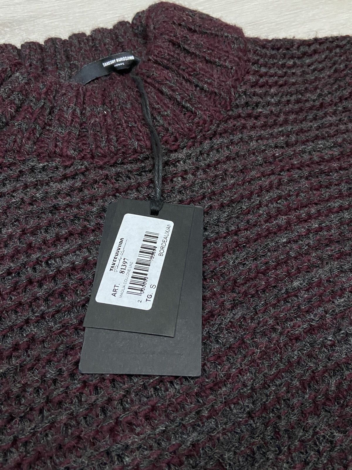 Takeshy Kurosawa Takeshy Kurosawa knitted wool sweater Size US S / EU 44-46 / 1 - 4 Thumbnail