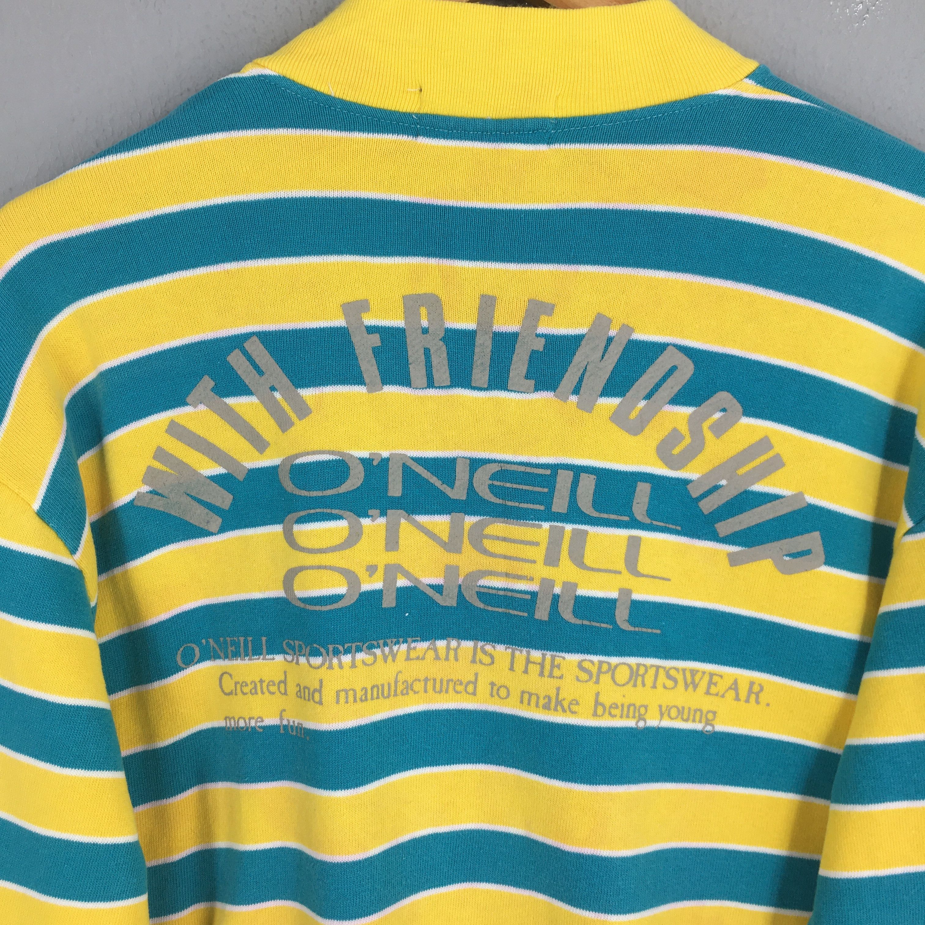 Vintage Vintage Oneill Surfboarding Stripes Sweatshirt Large Size US L / EU 52-54 / 3 - 7 Thumbnail