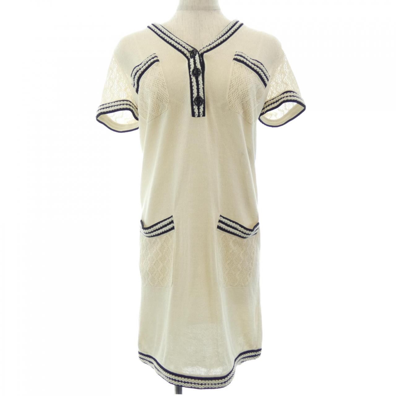Chanel Chanel Chanel Dress Textile Dresses P60682K46437 DUTY FREE for USA Size ONE SIZE - 1 Thumbnail