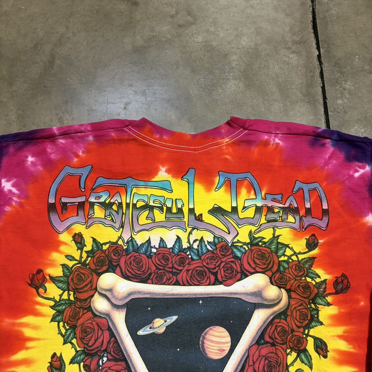 Grateful Dead Vintage Grateful Dead Space Your Face Long Sleeve T shirt Size US XL / EU 56 / 4 - 14 Thumbnail