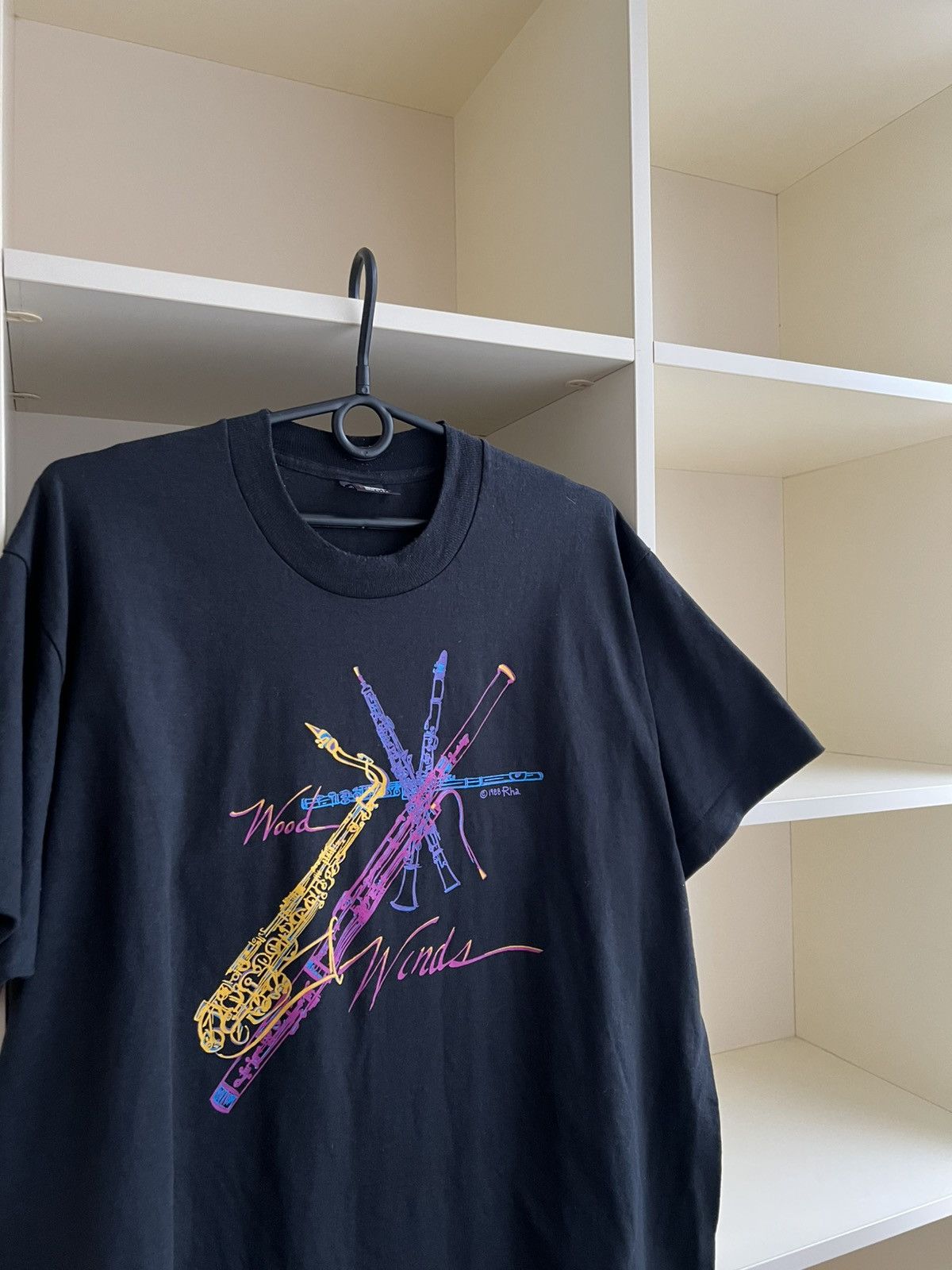 Vintage Vintage 1988 Woodwinds Tee T-Shirt Music Screen Stars Size US XL / EU 56 / 4 - 14 Thumbnail