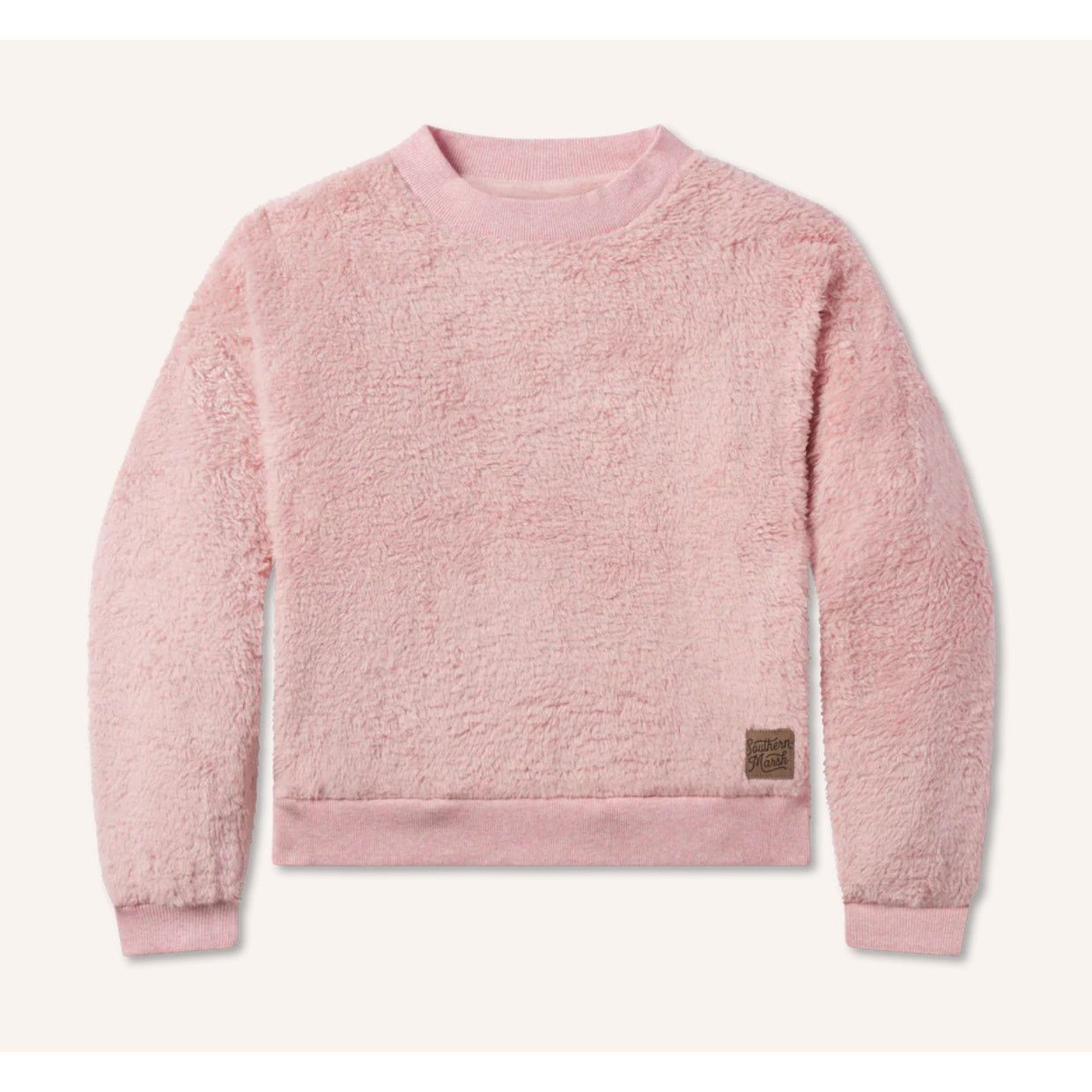 Southern Marsh Southern Marsh Pink Cropped Fuzzy Sweatshirt Size Medium Size M / US 6-8 / IT 42-44 - 1 Thumbnail
