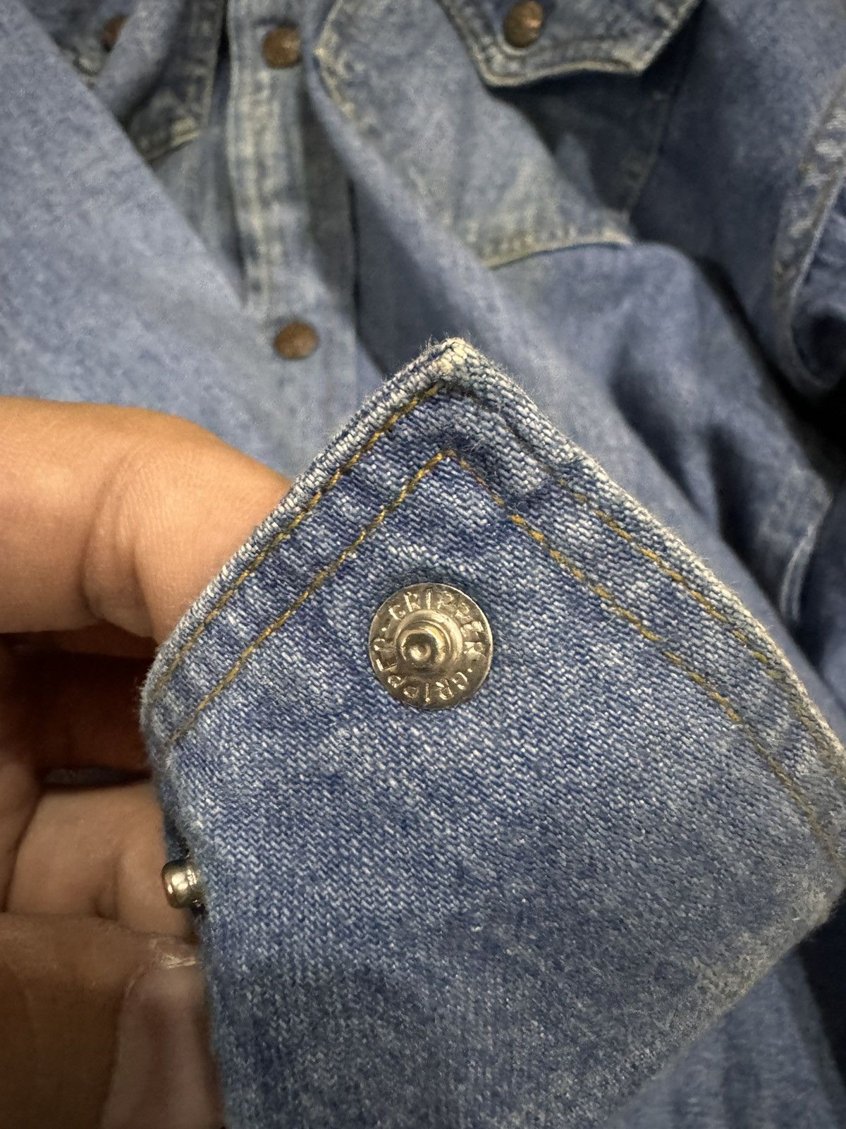 Levi's VINTAGE 1970s LEVIS BLACK TAG BUTTON UP SHIRT Size M / US 6-8 / IT 42-44 - 10 Thumbnail