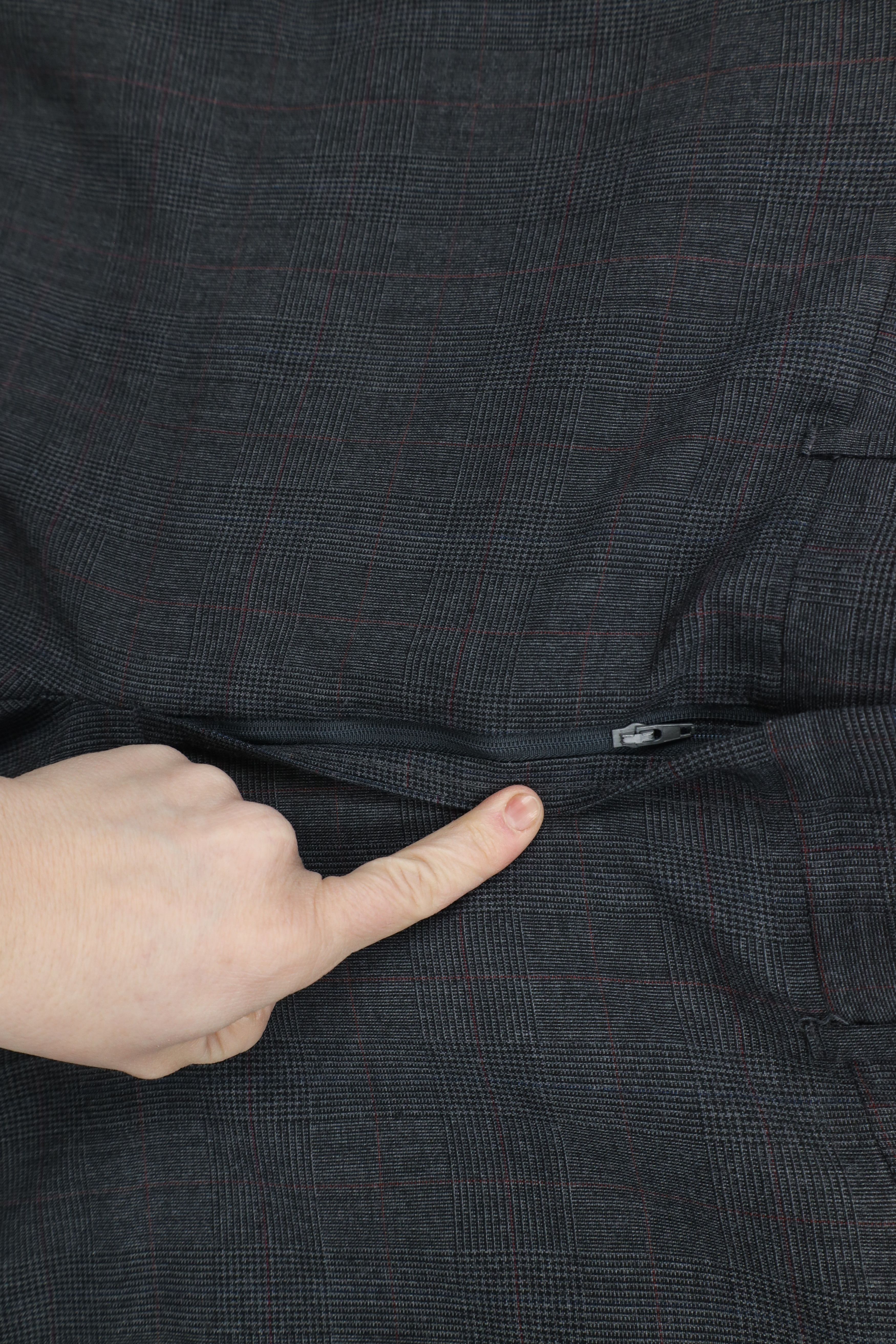 Vintage Vintage 70s Streetwear Wide Leg Chino Pants Trousers Plaid Size US 36 / EU 52 - 5 Thumbnail