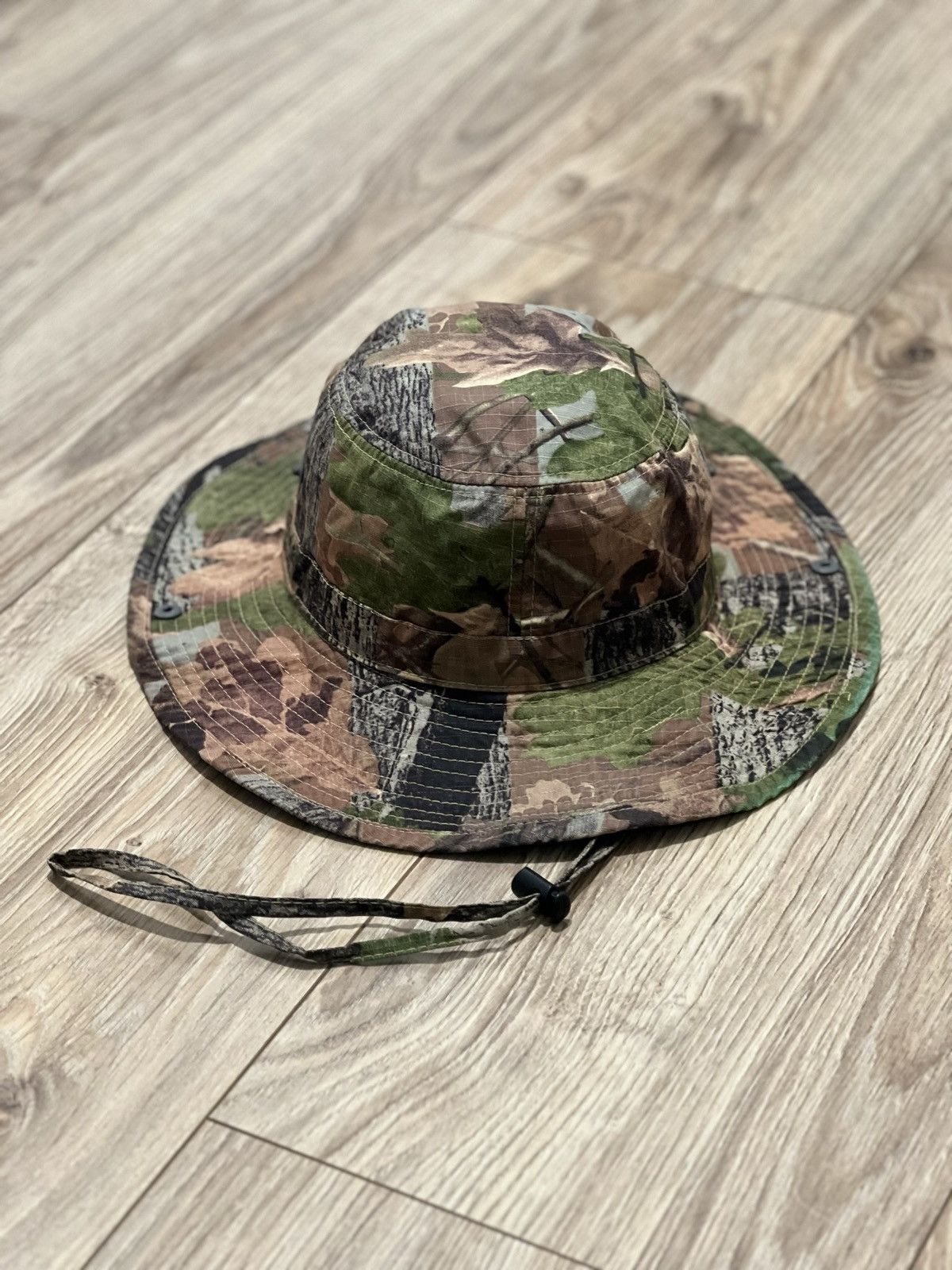 Vintage Hat Panama Jack Pyke Fishing Camouflage Size ONE SIZE - 8 Thumbnail