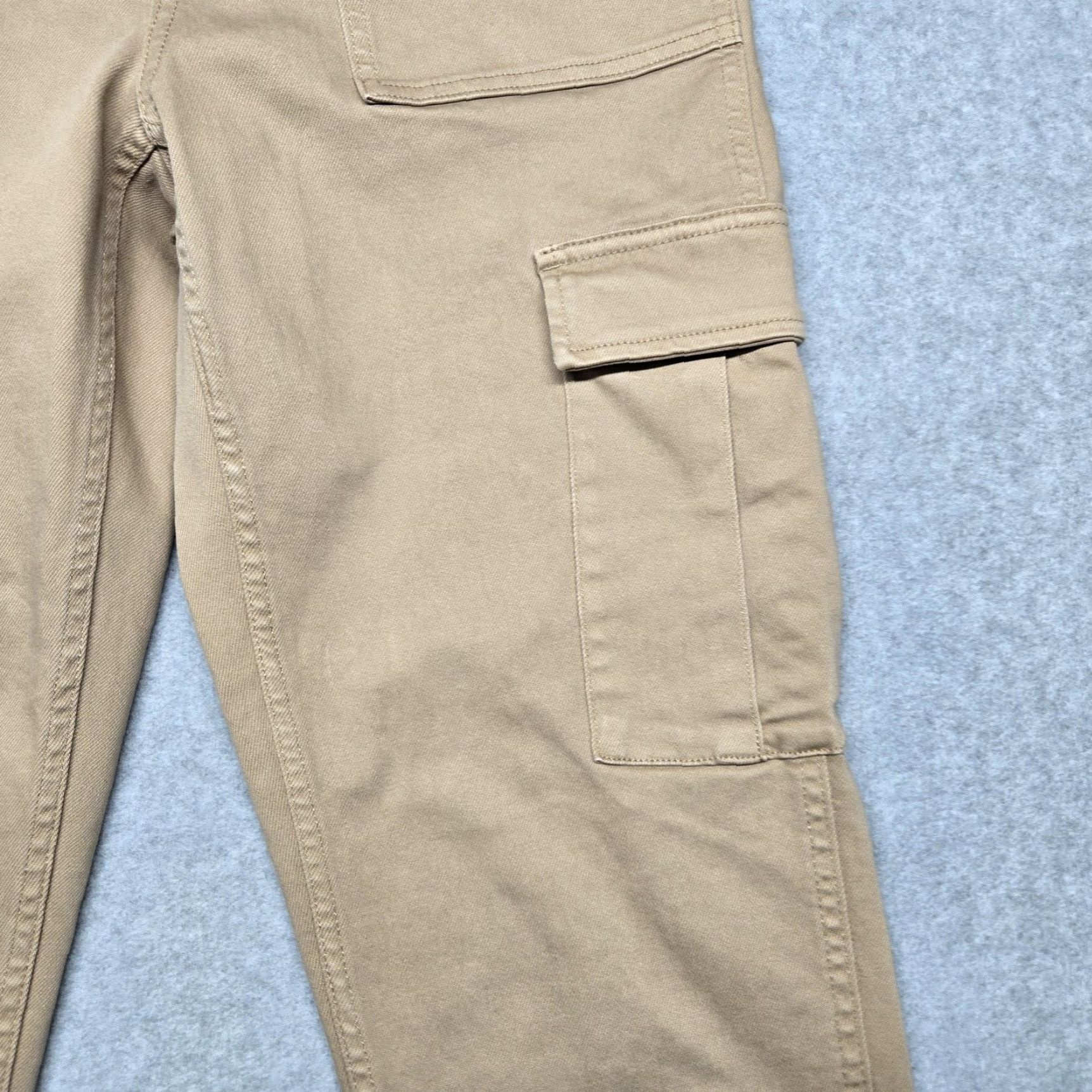 TNA VINTAGE? No. Tna Pants Womens 6 Cargo High Rise Straight Leg Utility Stretch Casual Beige/ Tan Cotton Spandex Twill Size 28" / US 6 / IT 42 - 6 Thumbnail
