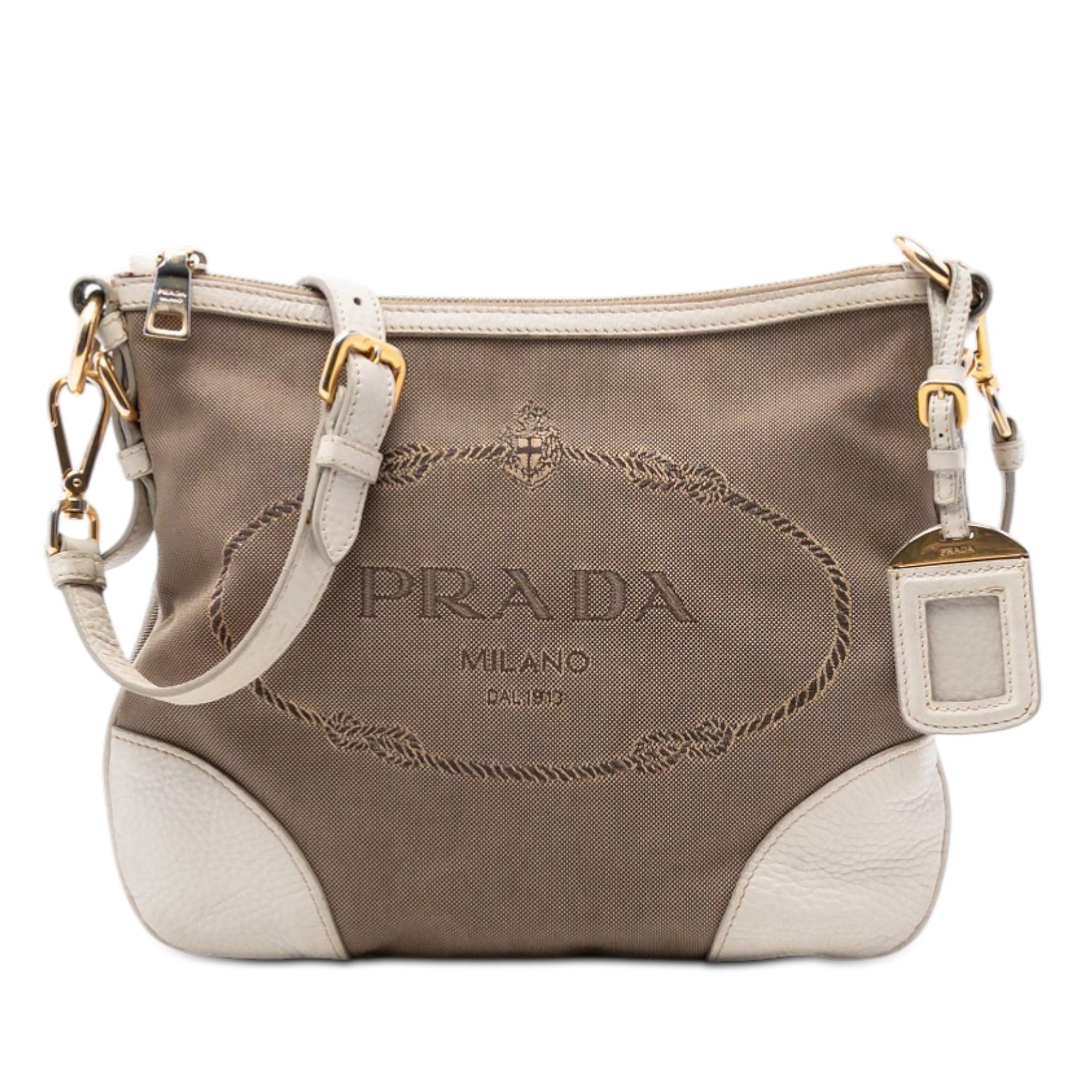 Prada Canvas Canapa Logo Crossbody Size ONE SIZE - 1 Thumbnail