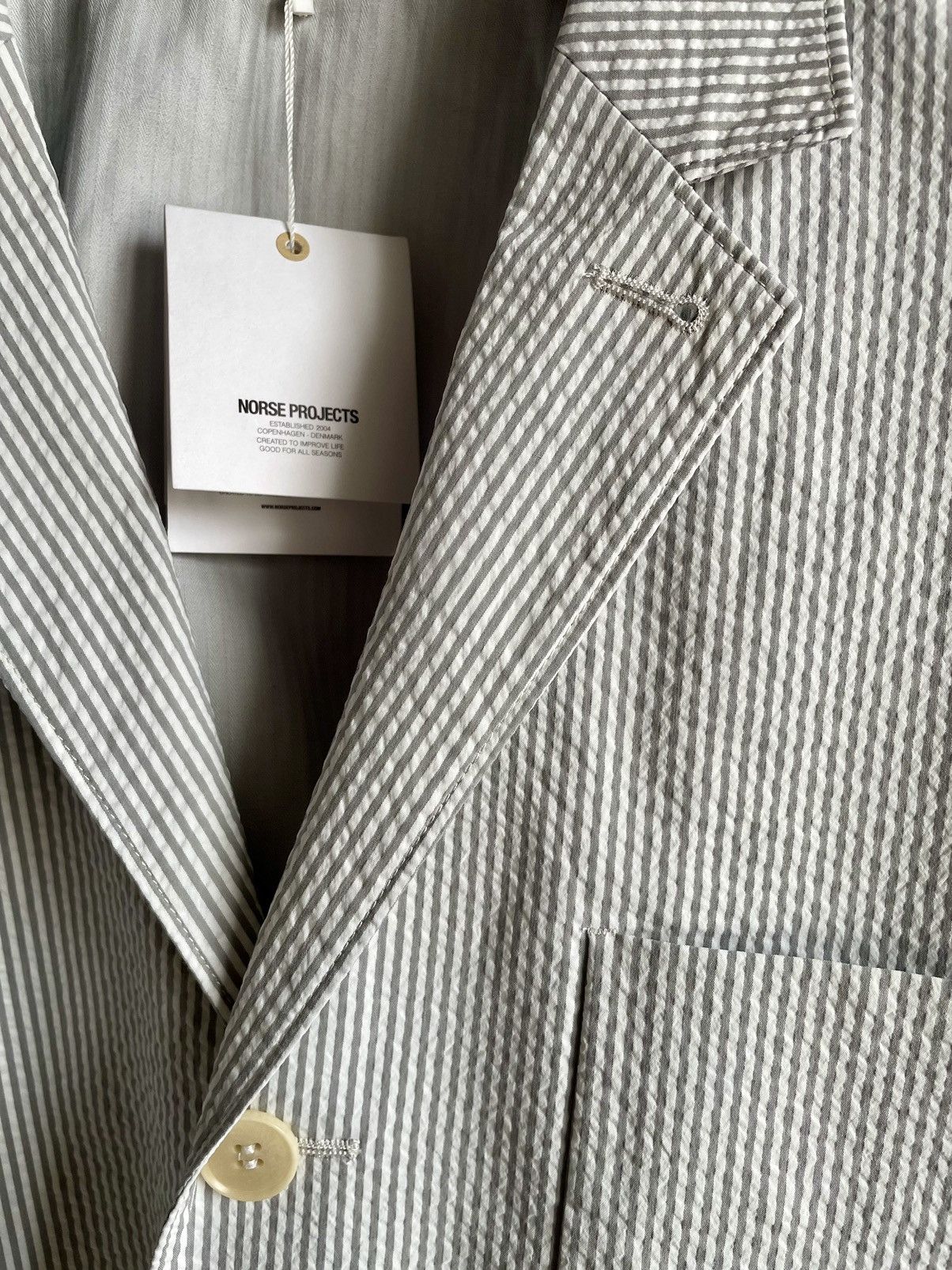 Norse Projects Norse Projects seersucker blazer Size 48R - 2 Thumbnail