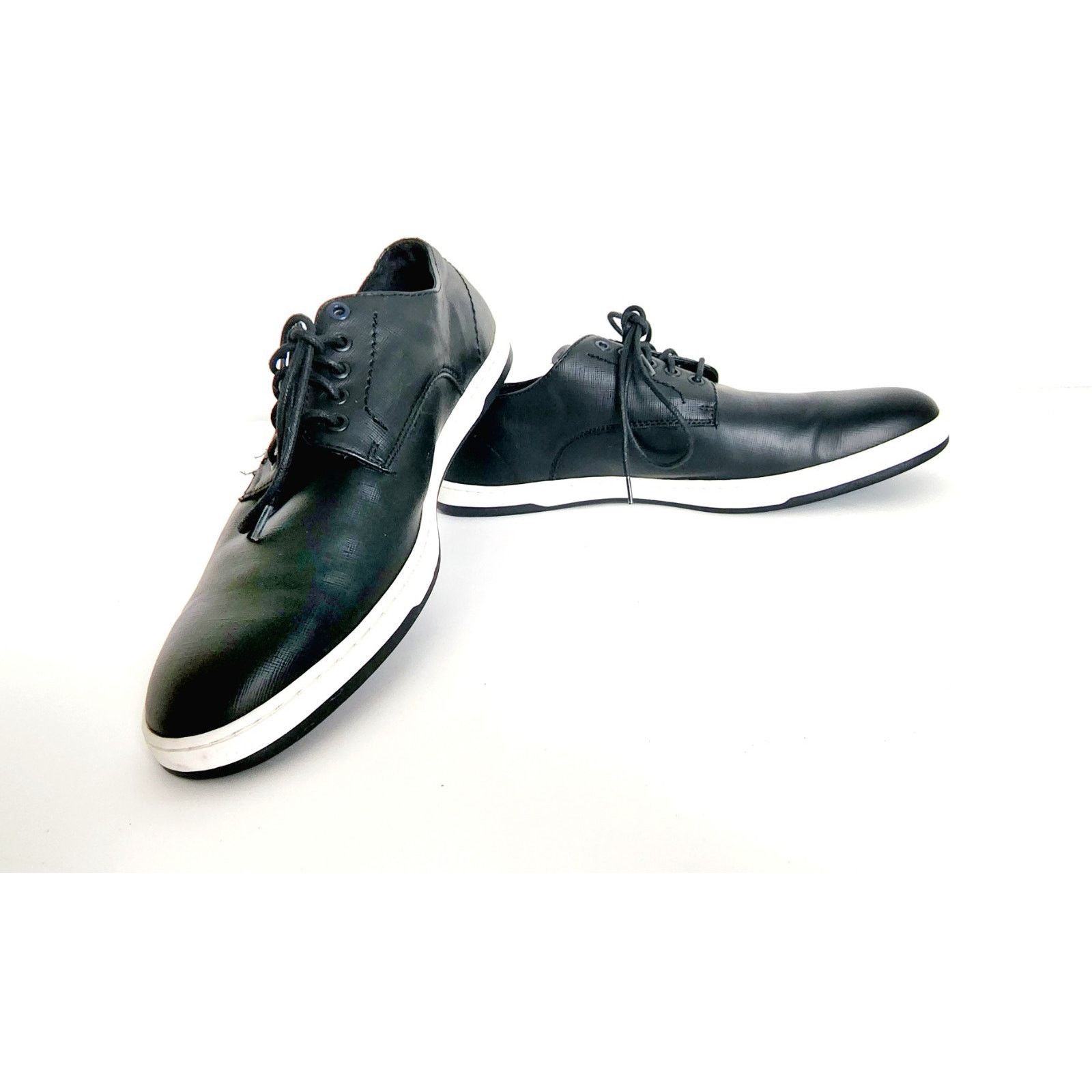 Zara Zara Men Formal Sneakers Classic Black Lightweight Size US 11 / EU 44 - 2 Thumbnail