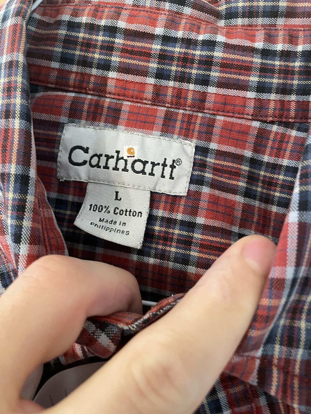 Carhartt Vintage Carhartt Flannel Great Condition Size US L / EU 52-54 / 3 - 3 Thumbnail