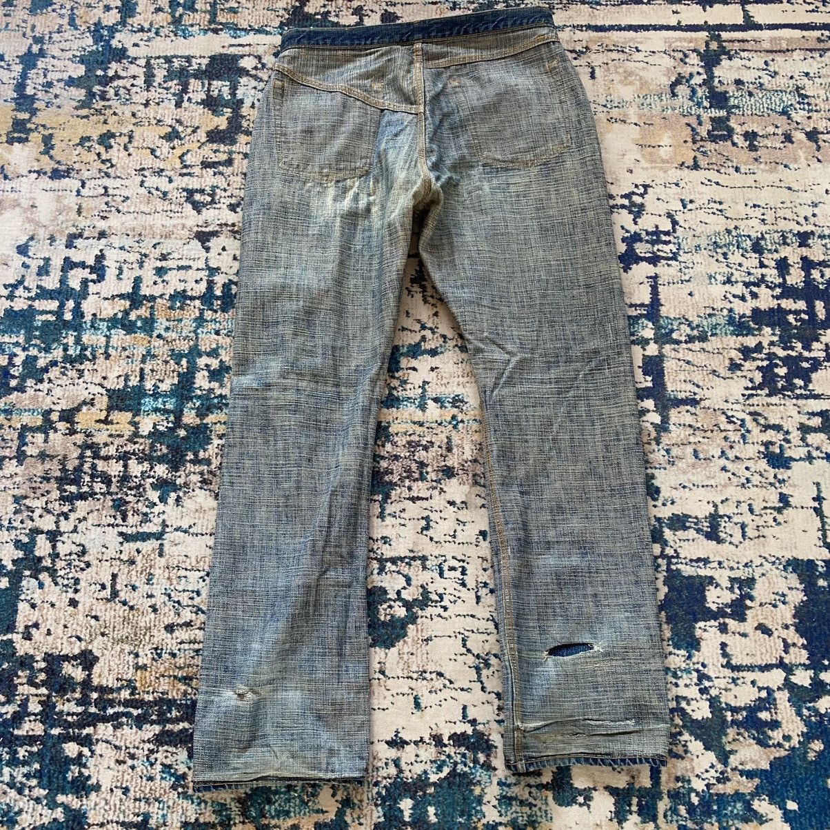 Japanese Brand Swagger distressed denim jeans selvedge rare LIKE flat head Size US 38 / EU 54 - 19 Thumbnail